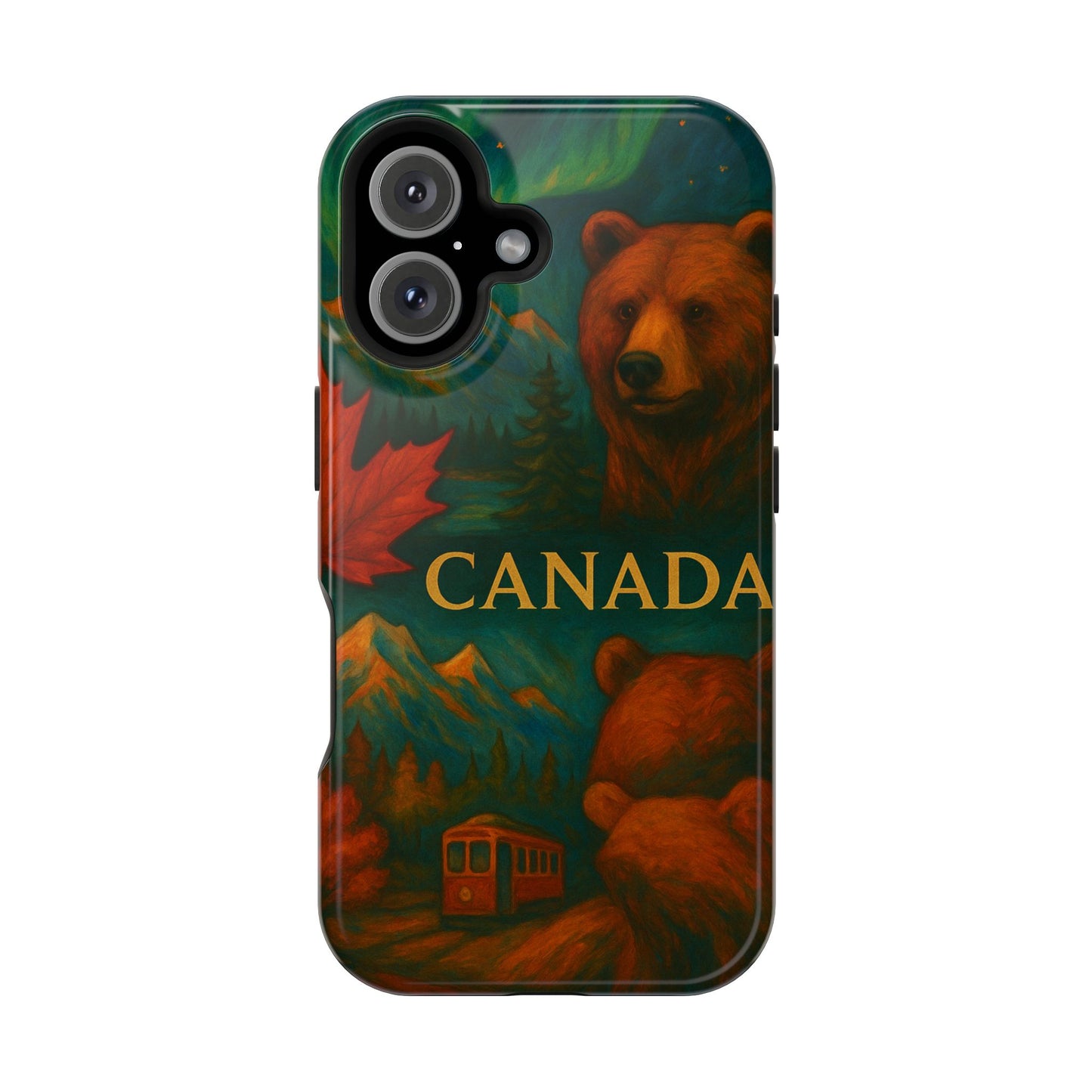 "Funda Magnética Reforzada Magnética Reforzada Canadá: Naturaleza Majestuosa y Espíritu Libre 🍁🏞️🦌"