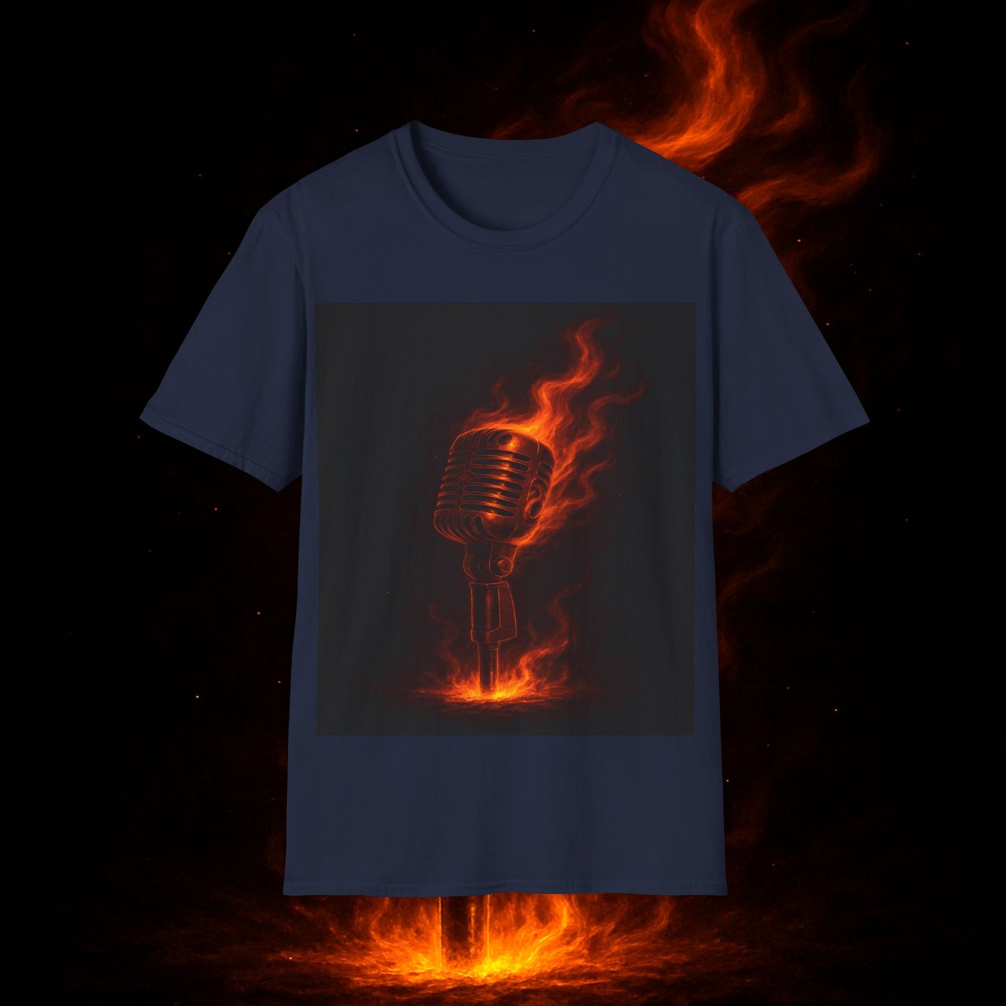 "Camiseta voz 🎤🔥Dilo con fuego. Cántalo con alma.” 🔥🎤
