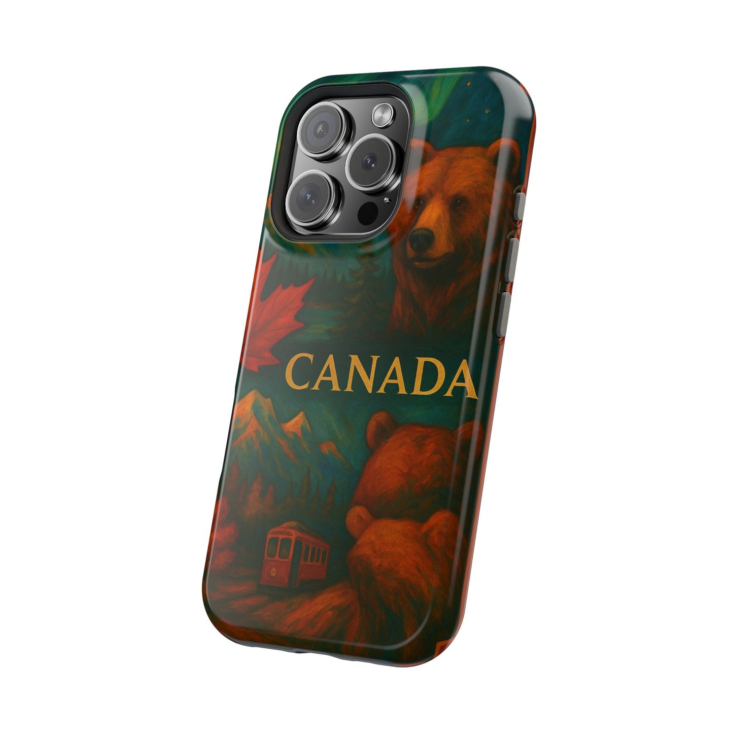 "Funda Magnética Reforzada Magnética Reforzada Canadá: Naturaleza Majestuosa y Espíritu Libre 🍁🏞️🦌"