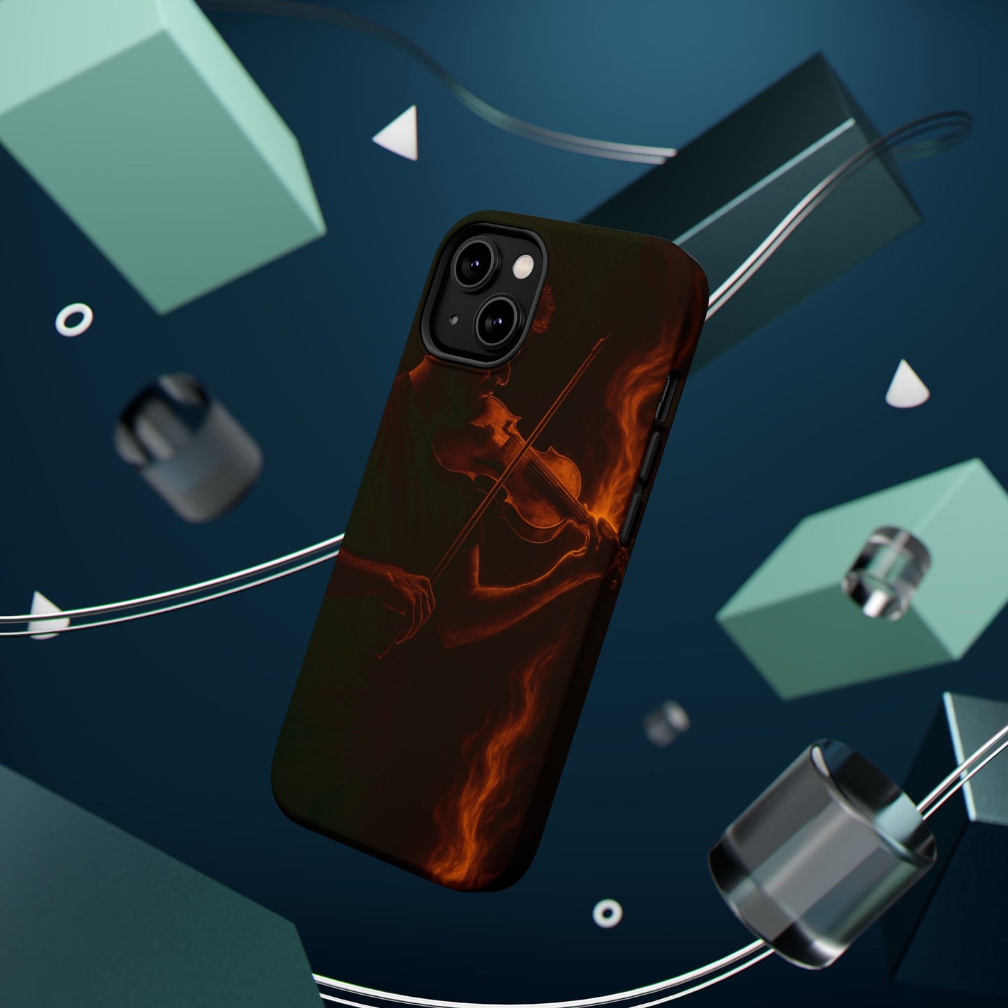 "Funda Magnética Reforzada Magnética Reforzada violin 🎻🔥 “Toca con el alma. Quema con cada nota.” 🔥🎻