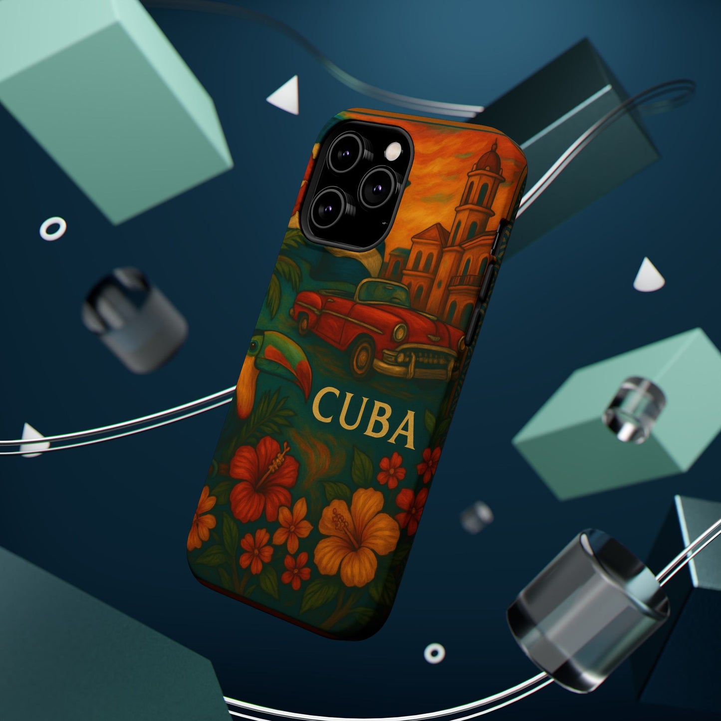 "Reinforced Magnetic Case Reinforced Magnetic Case Cuba: Rhythm, History and Caribbean Charm 🎺🚗🌴"