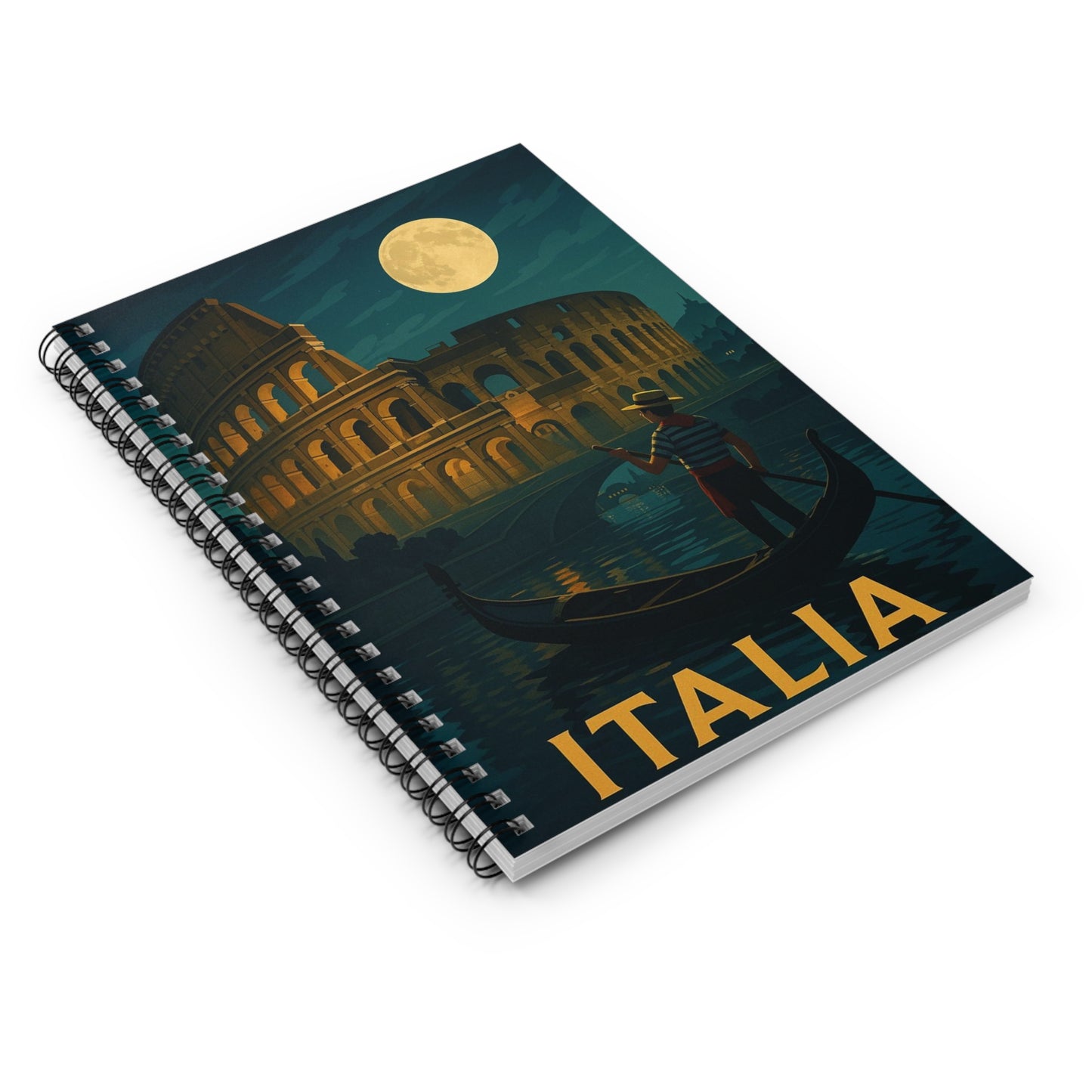"libreta Italia: Arte, Pasión y Sabores Eternos 🎨🍝🏛️"