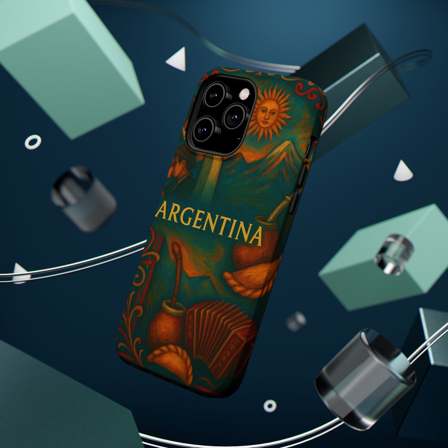 "Funda Magnética Reforzada Argentina: Pasión, Tradición y Tierra de Sueños🔥🏞️"