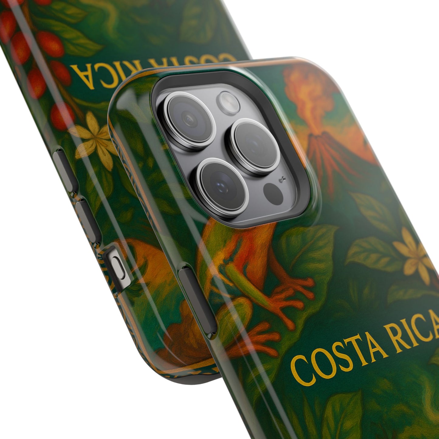 "Funda Magnética Reforzada Magnética Reforzada Costa Rica: Pura Vida entre Volcanes y Selvas 🌋🌴🦜"