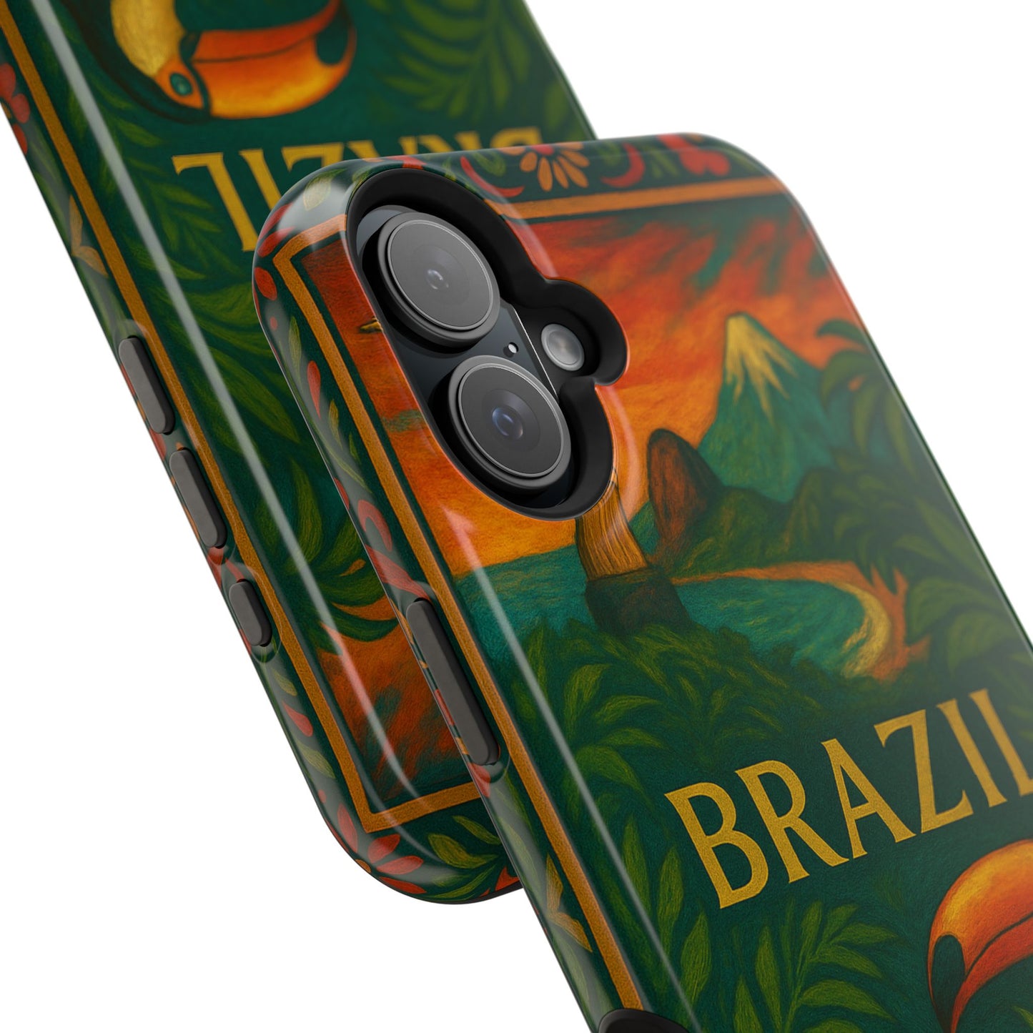 "Funda Magnética Reforzada Magnética Reforzada Brasil: Ritmo, Naturaleza y Alegría Infinita 🎶🌴🏖️"
