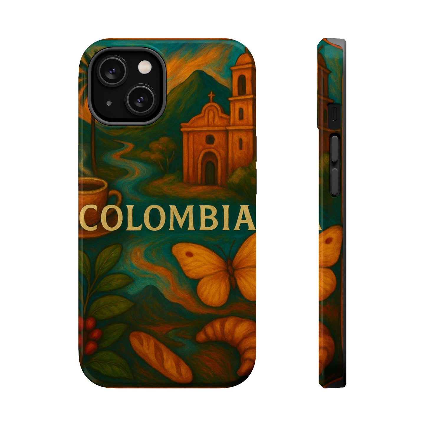 "Funda Magnética Reforzada Colombia: Magia de Colores, Café y Tradición ☕🎨🌄"