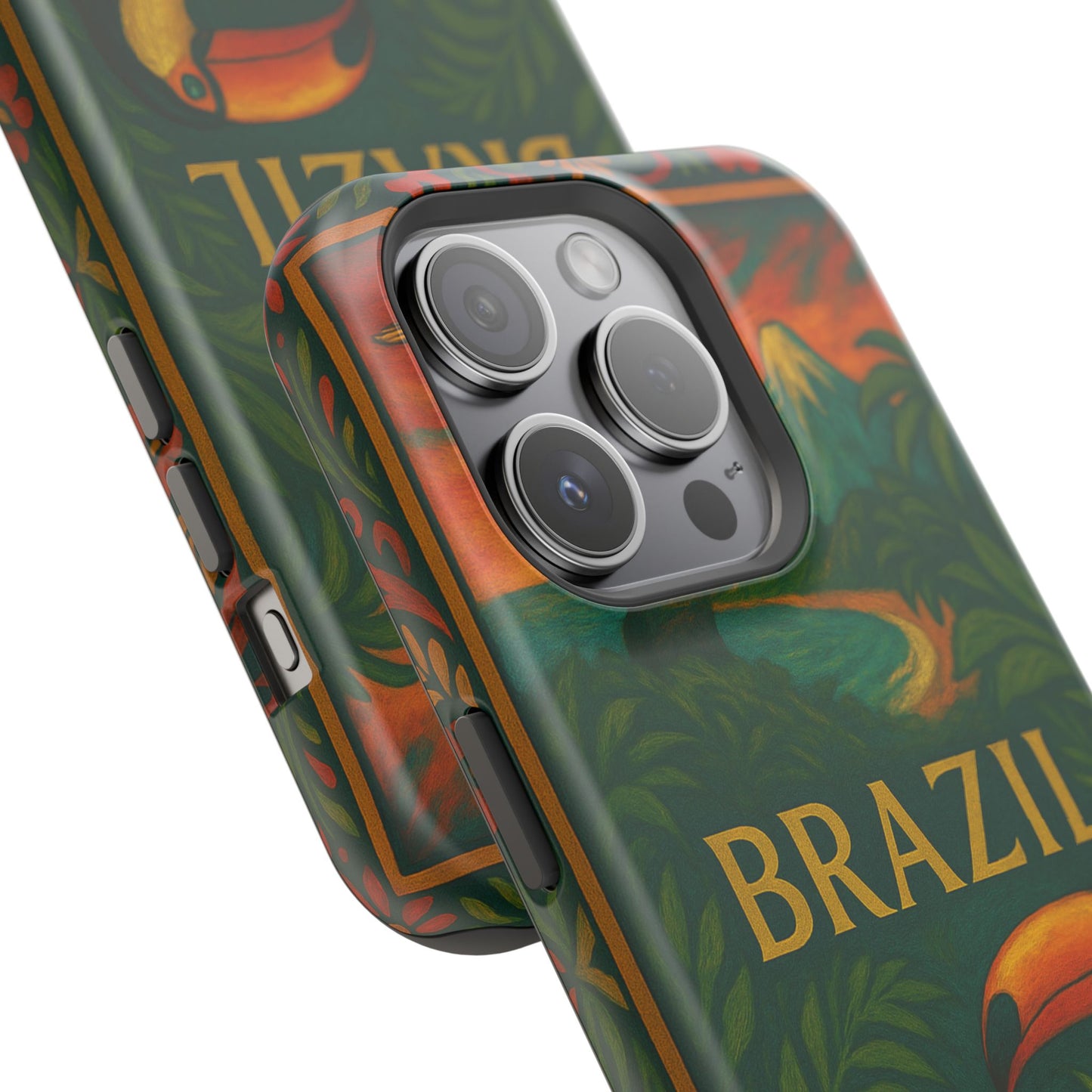 "Funda Magnética Reforzada Magnética Reforzada Brasil: Ritmo, Naturaleza y Alegría Infinita 🎶🌴🏖️"