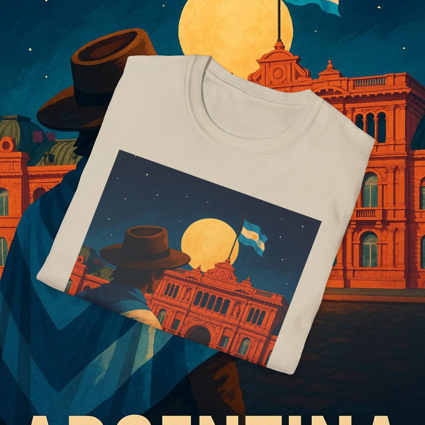 "Camiseta Argentina: Pasión, Tradición y Tierra de Sueños 🇦🇷🔥🏞️"