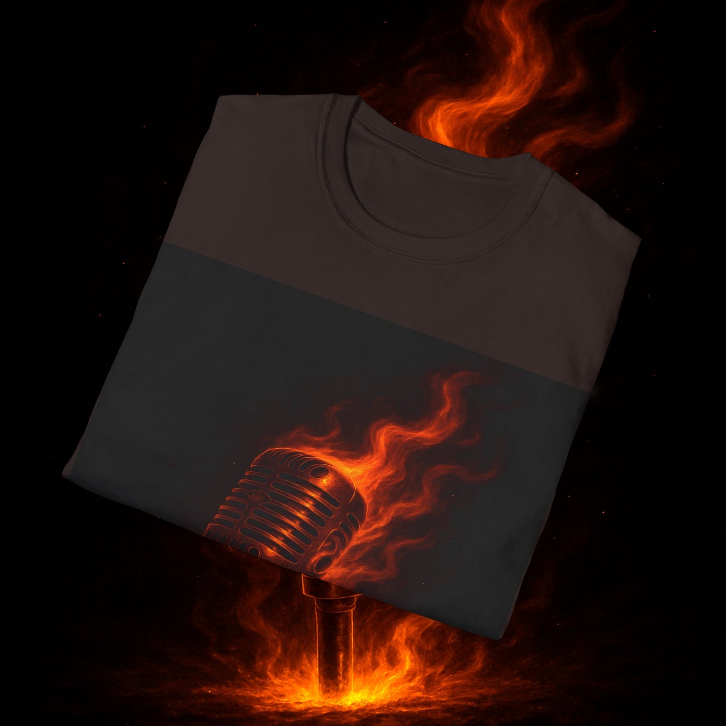 "Camiseta voz 🎤🔥Dilo con fuego. Cántalo con alma.” 🔥🎤