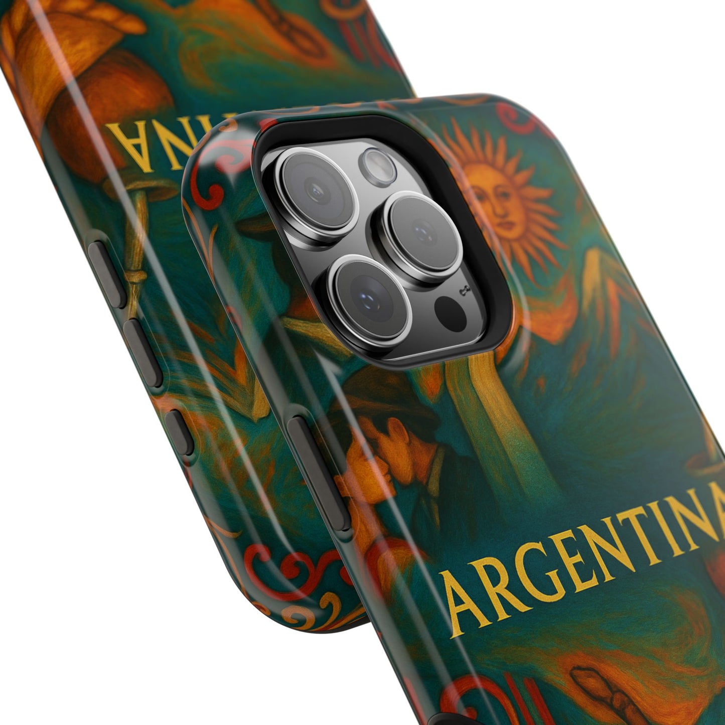 "Funda Magnética Reforzada Argentina: Pasión, Tradición y Tierra de Sueños🔥🏞️"