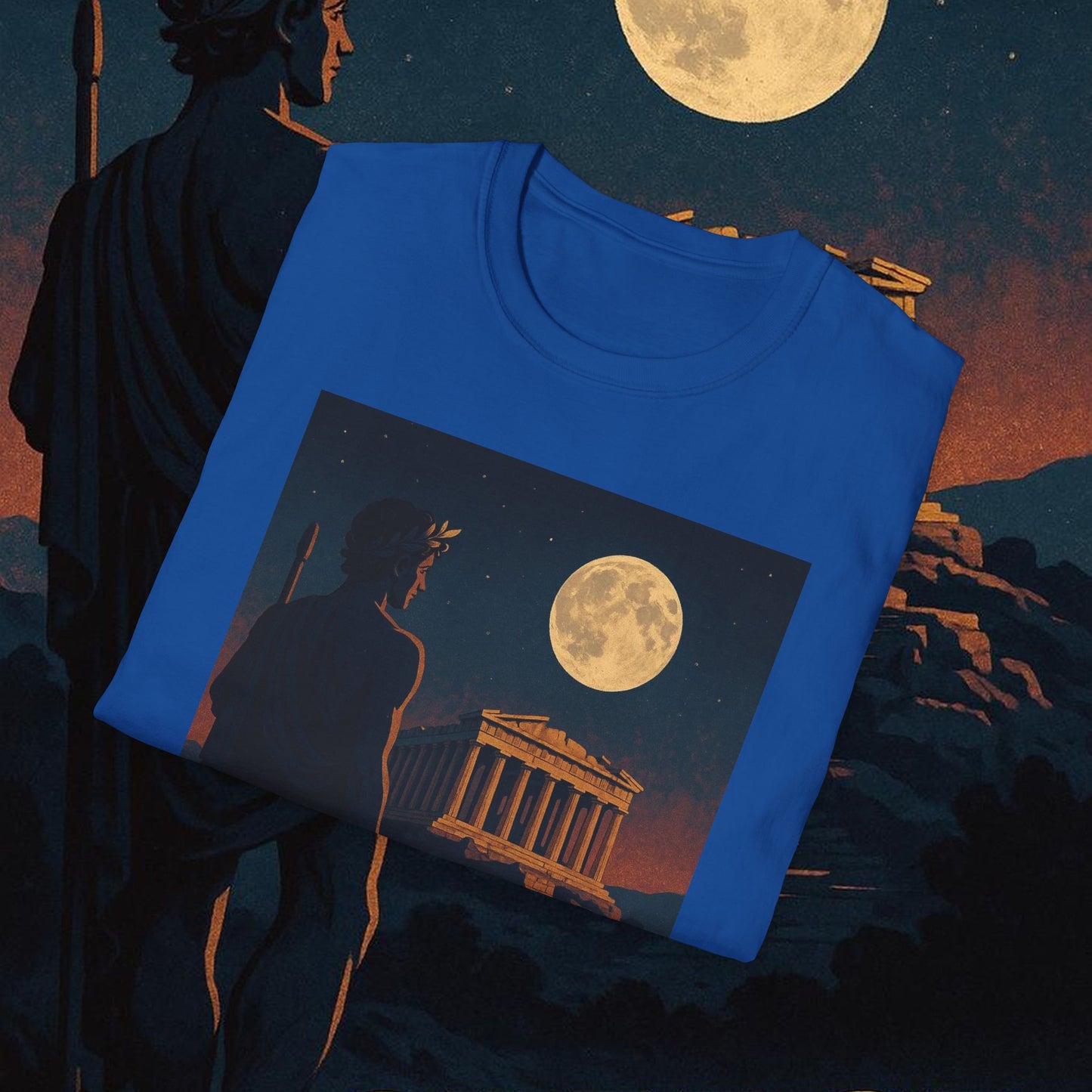"Camiseta Grecia: Cuna de Dioses, Maravillas y Filosofía 🌊🏛️⚡"
