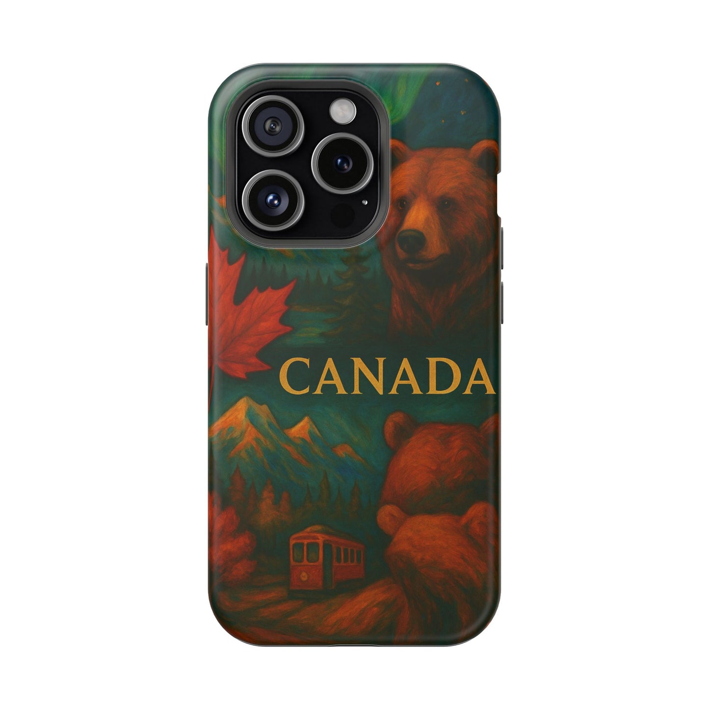 "Funda Magnética Reforzada Magnética Reforzada Canadá: Naturaleza Majestuosa y Espíritu Libre 🍁🏞️🦌"