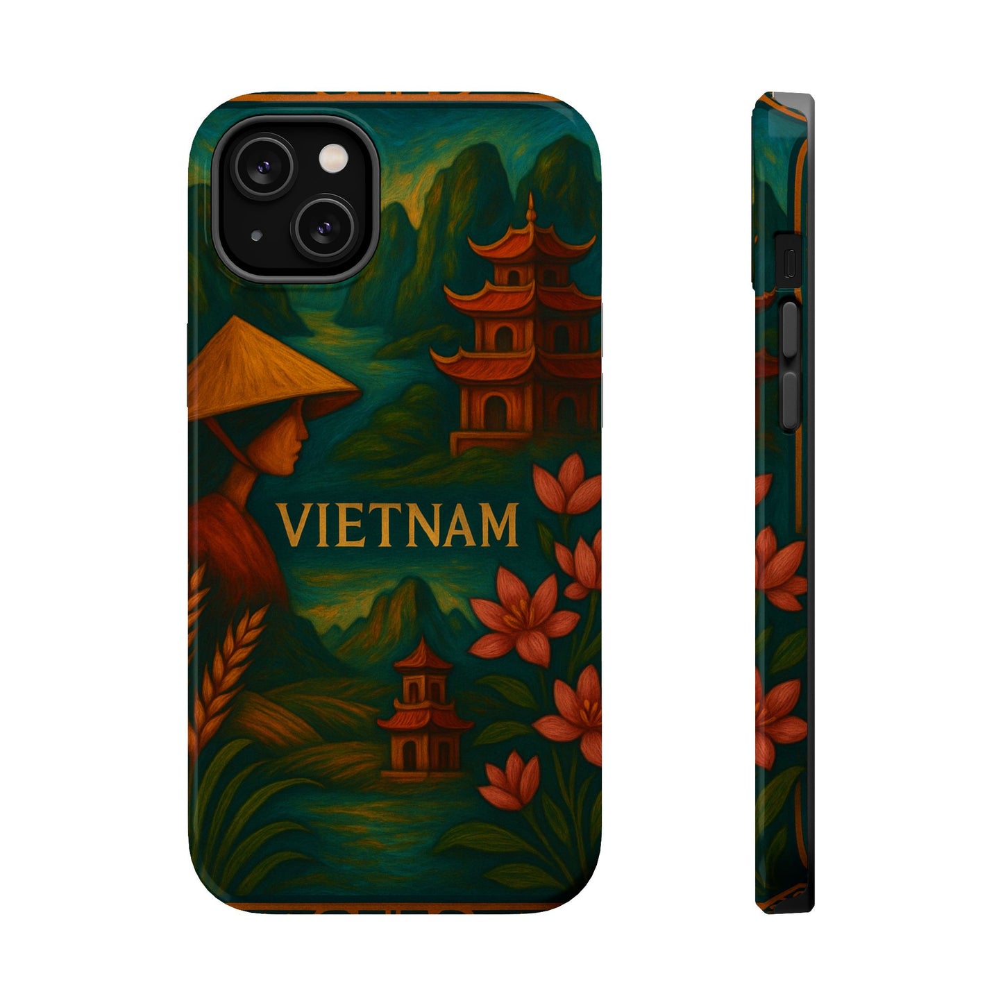 "Reinforced Magnetic Case Vietnam: Tradition, Nature and Ancestral Legends 🎋🏯🐉"