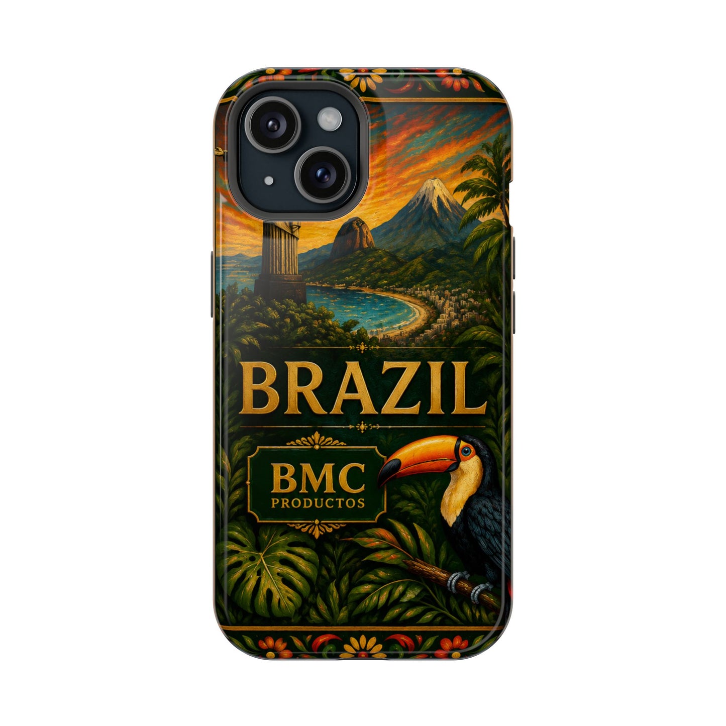 "Funda Magnética Reforzada Magnética Reforzada Brasil: Ritmo, Naturaleza y Alegría Infinita 🎶🌴🏖️"