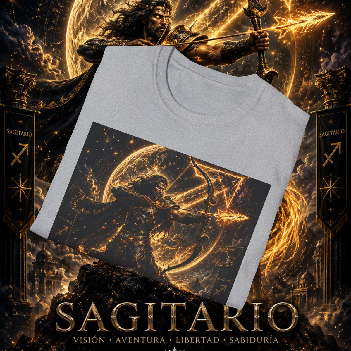 "Camiseta Sagitario – El Cazador del Horizonte"
