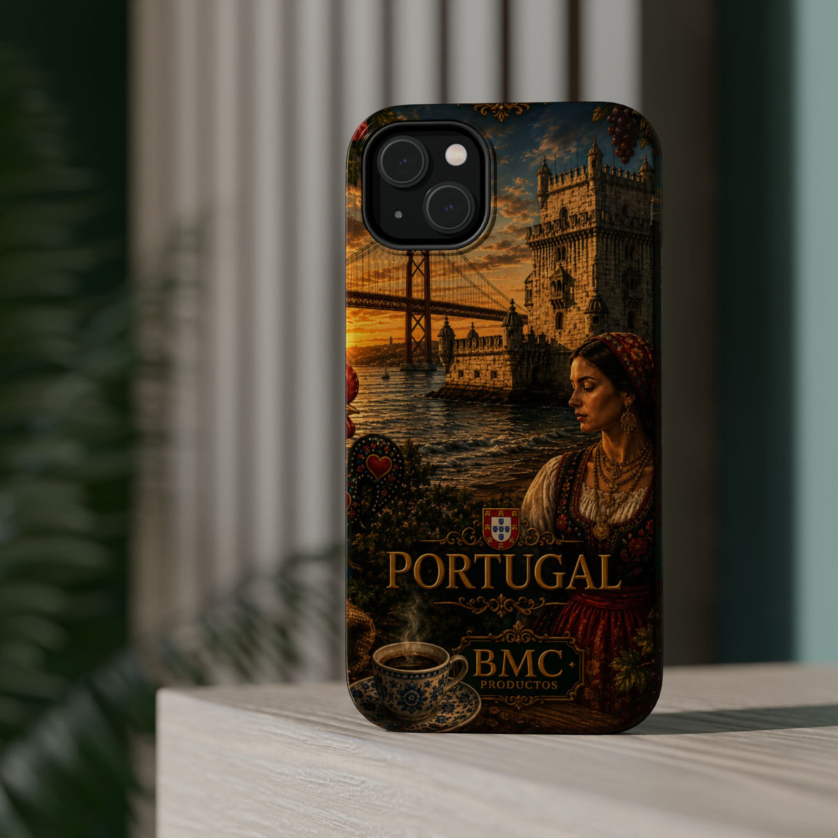 "Reinforced Magnetic Case Portugal: Atlantic Charm, Fados and Azulejos 🌊🎶🧿"