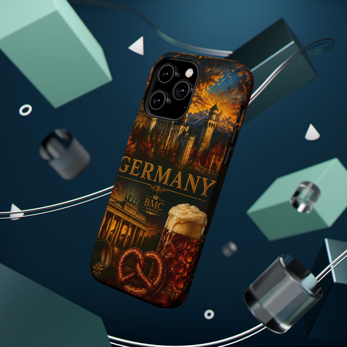 "Funda Magnética Reforzada Alemania: Fortaleza, Historia y Tradición 🎖️🏰🍺"