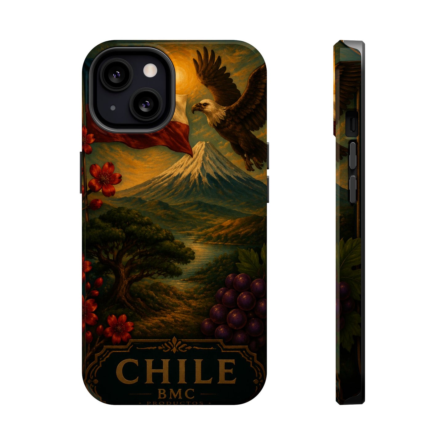 "Funda Magnética Reforzada Magnética Reforzada Chile: Naturaleza Indómita y Horizontes Eternos 🏔️🍇🏜️"