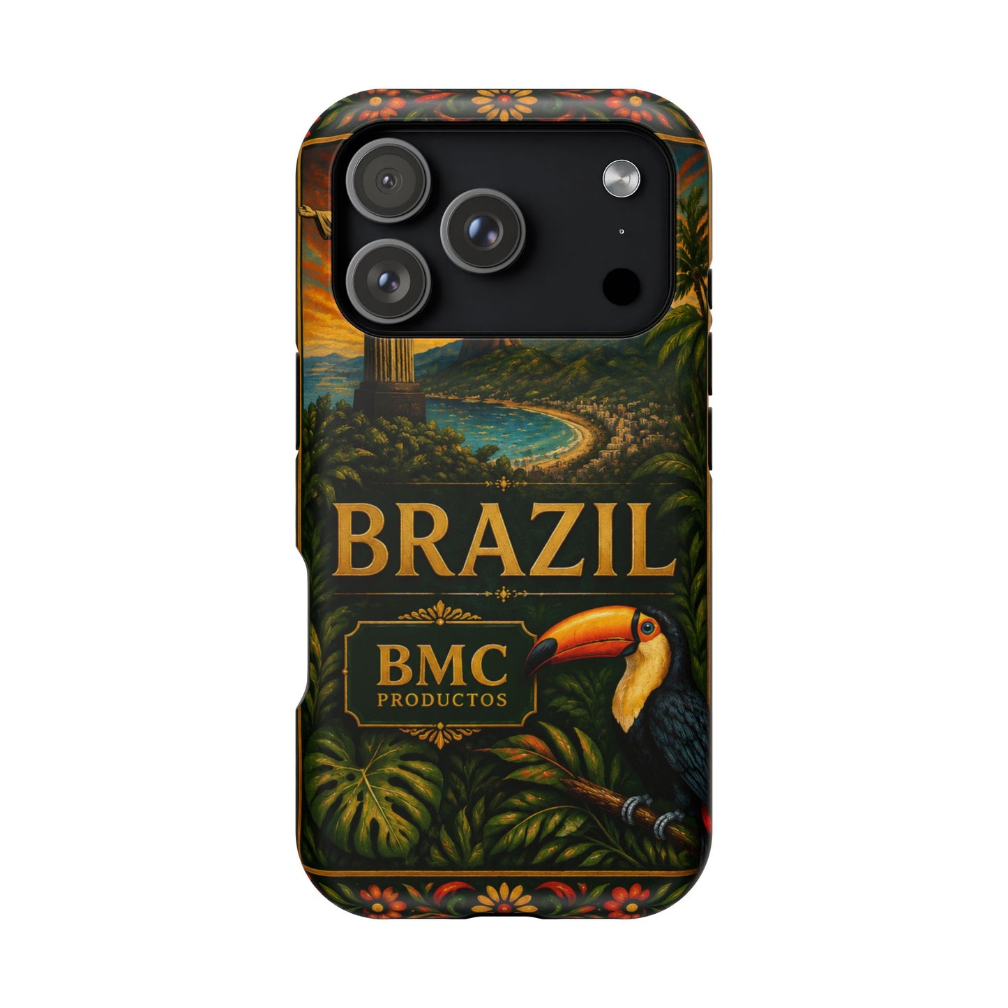 "Funda Magnética Reforzada Magnética Reforzada Brasil: Ritmo, Naturaleza y Alegría Infinita 🎶🌴🏖️"