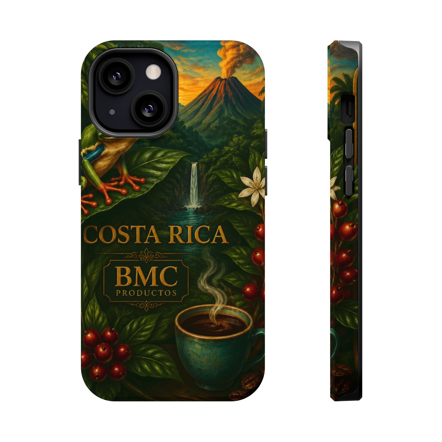"Funda Magnética Reforzada Magnética Reforzada Costa Rica: Pura Vida entre Volcanes y Selvas 🌋🌴🦜"