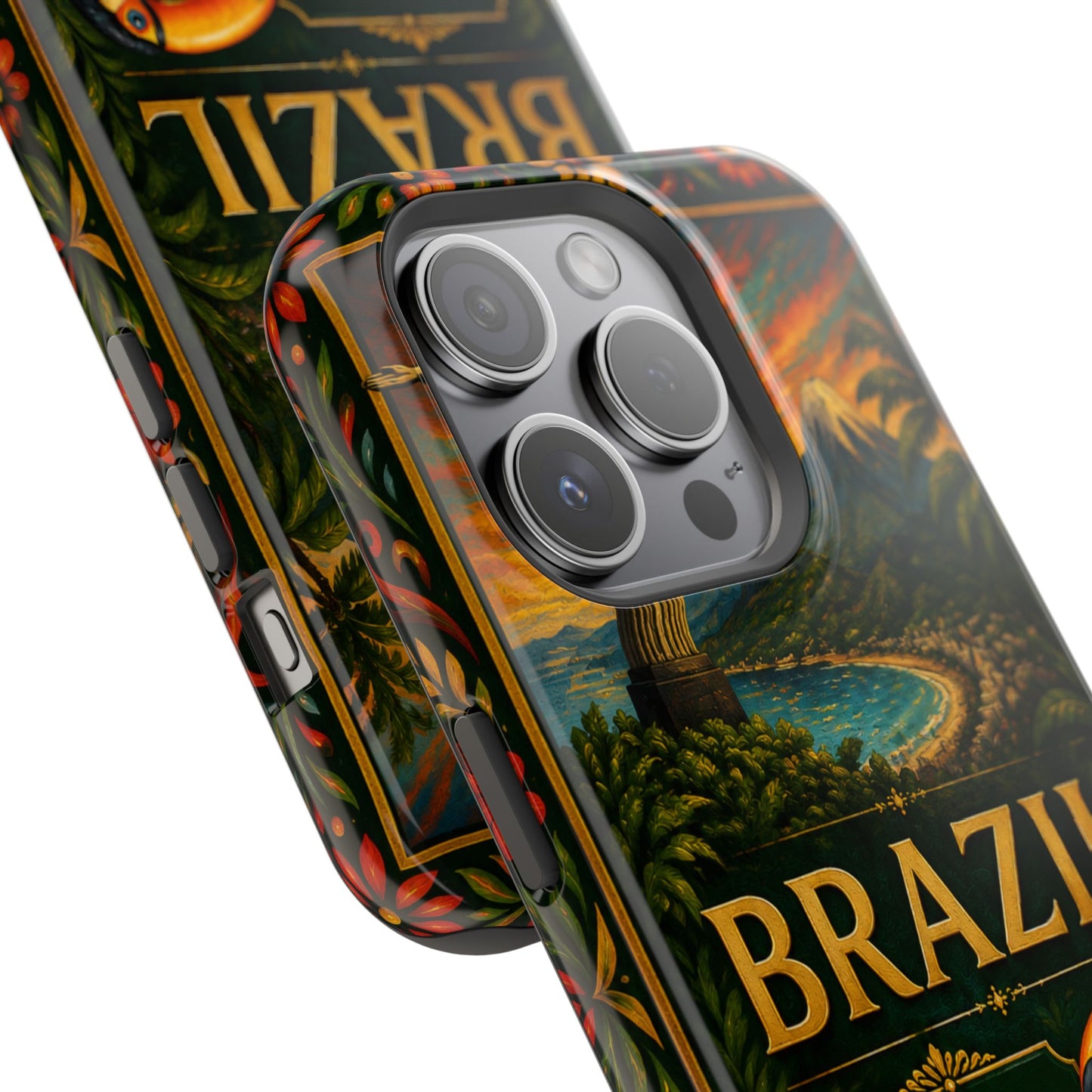 "Funda Magnética Reforzada Magnética Reforzada Brasil: Ritmo, Naturaleza y Alegría Infinita 🎶🌴🏖️"