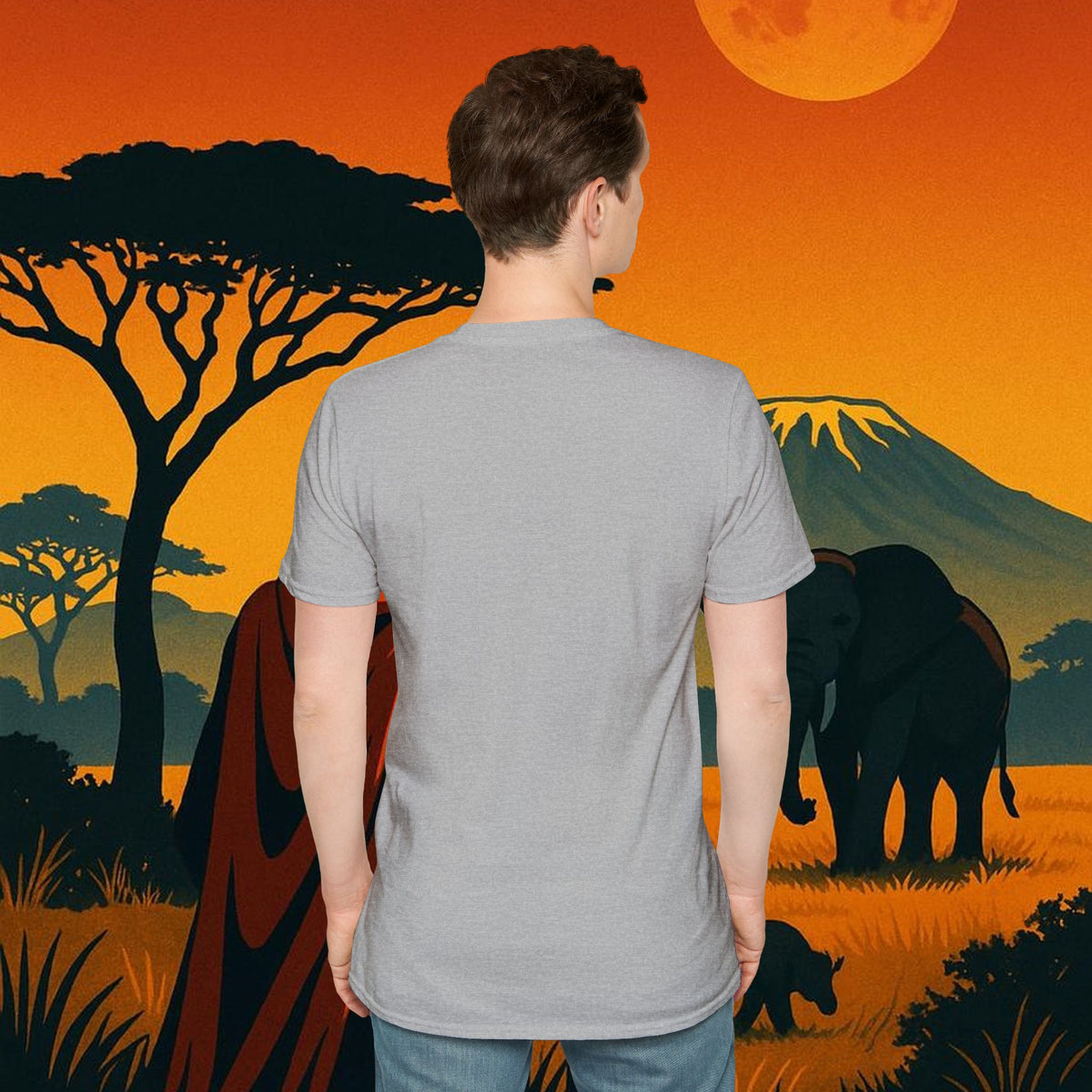 "Camiseta Kenia: Aventura Salvaje y Tierra de Horizontes Infinitos 🦁🌄🏕️"