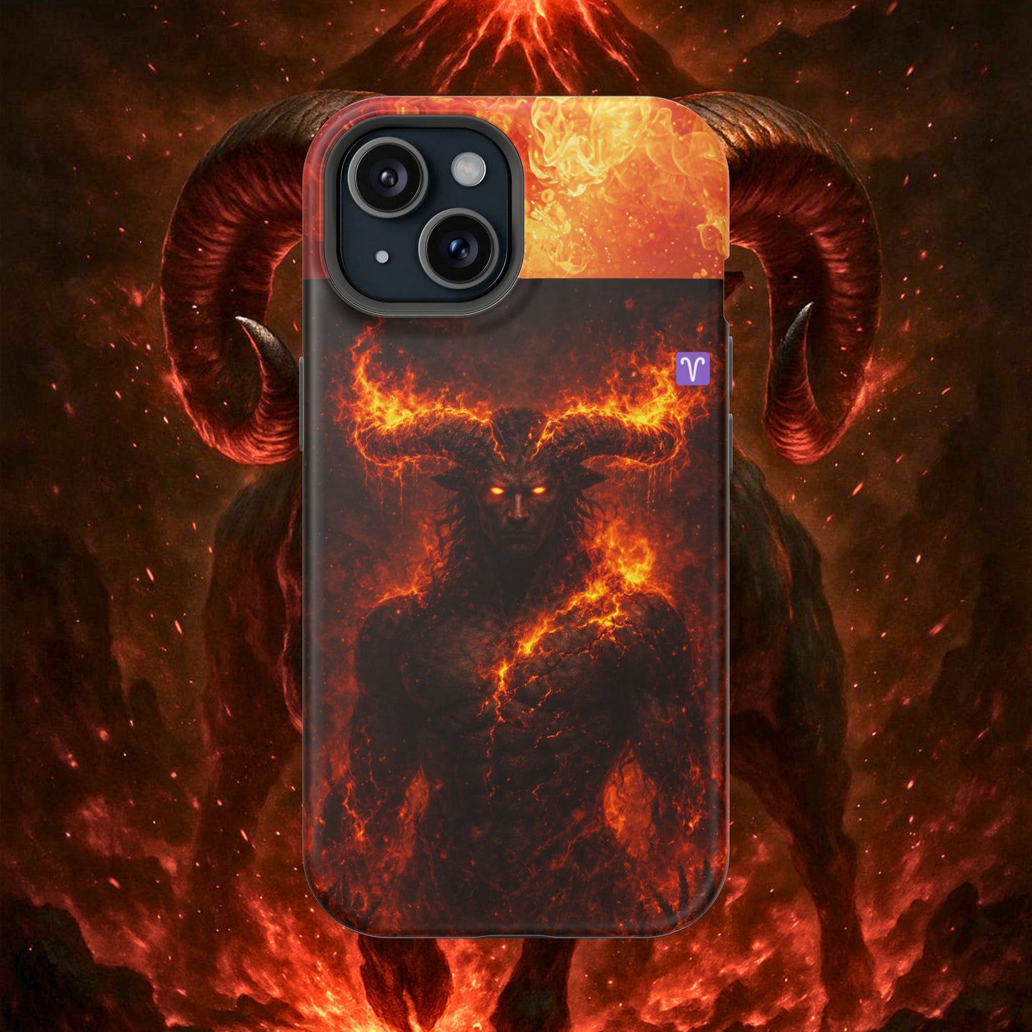 "Funda Magnética Reforzada ♈ Aries — Espíritu de fuego"