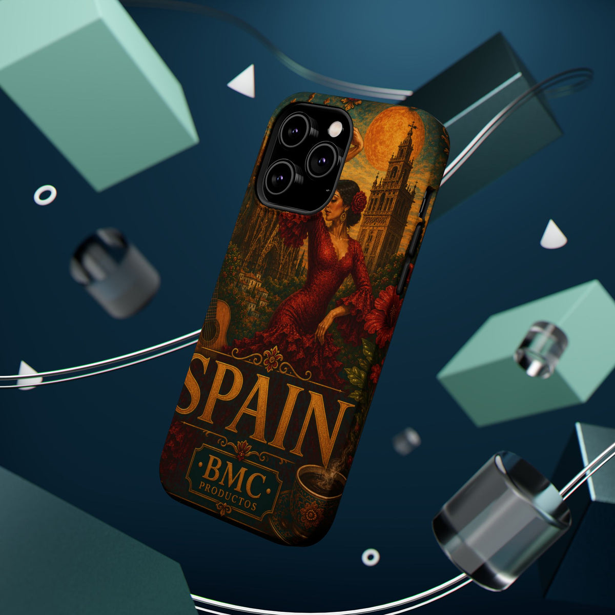 "Reinforced Magnetic Case Spain: Passion, Art, and Flavors That Make You Fall in Love 🎨💃🍷" 