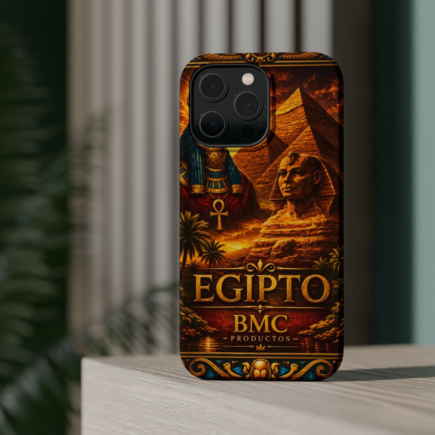 "Funda Magnética Reforzada Egipto Misterio Dorado del Nilo 🏺🌅🐫