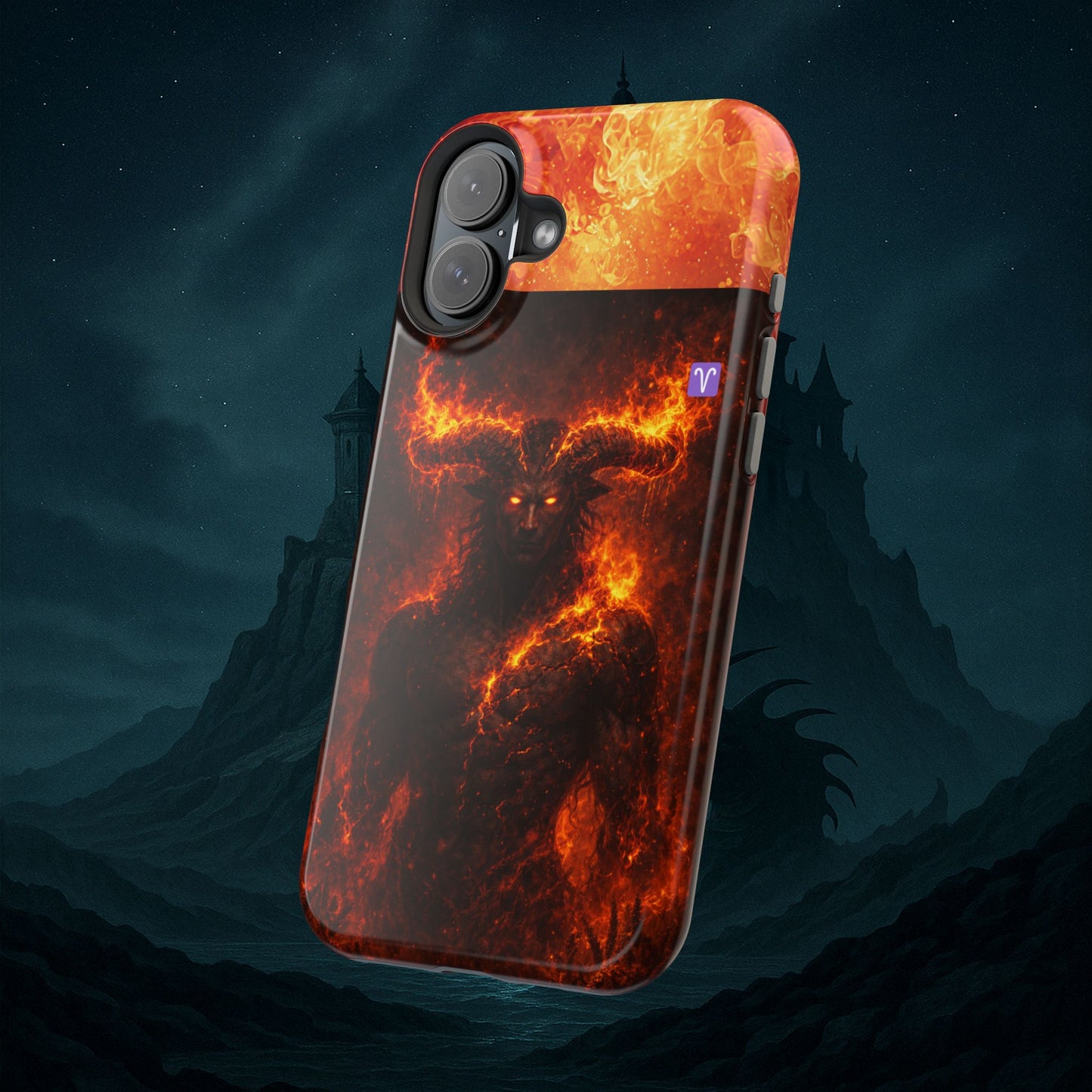 "Funda Magnética Reforzada ♈ Aries — Espíritu de fuego"