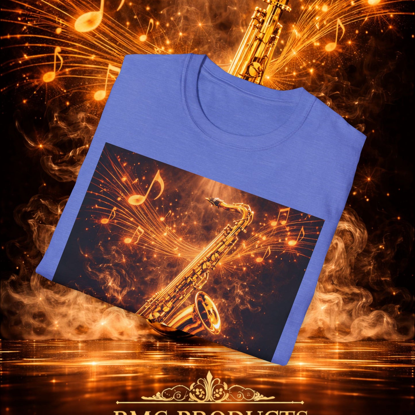 "Camiseta sax 🎷🔥 Haz que arda cada nota.” 🔥🎷
