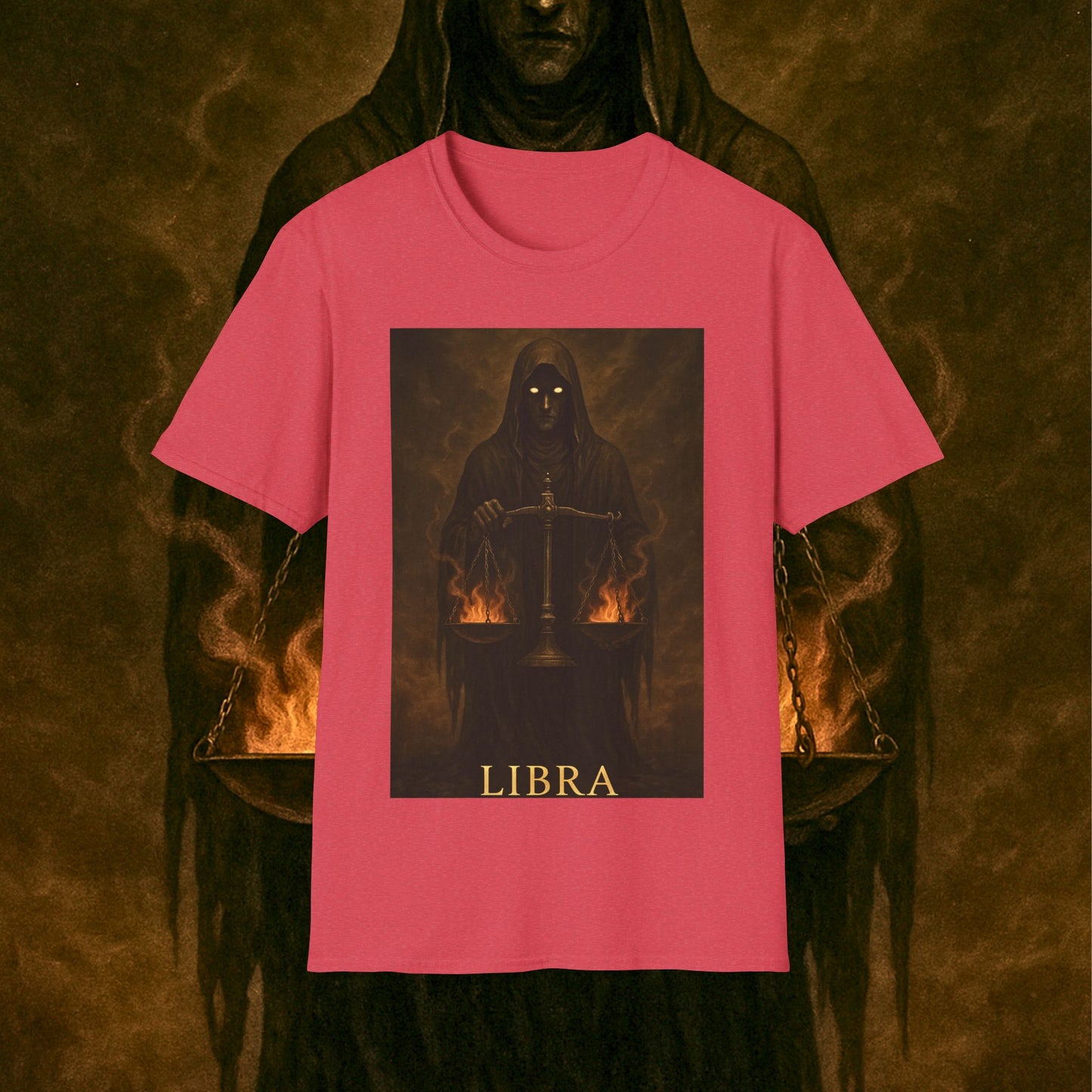 "Camiseta LIBRA – El Guardián del Equilibrio"