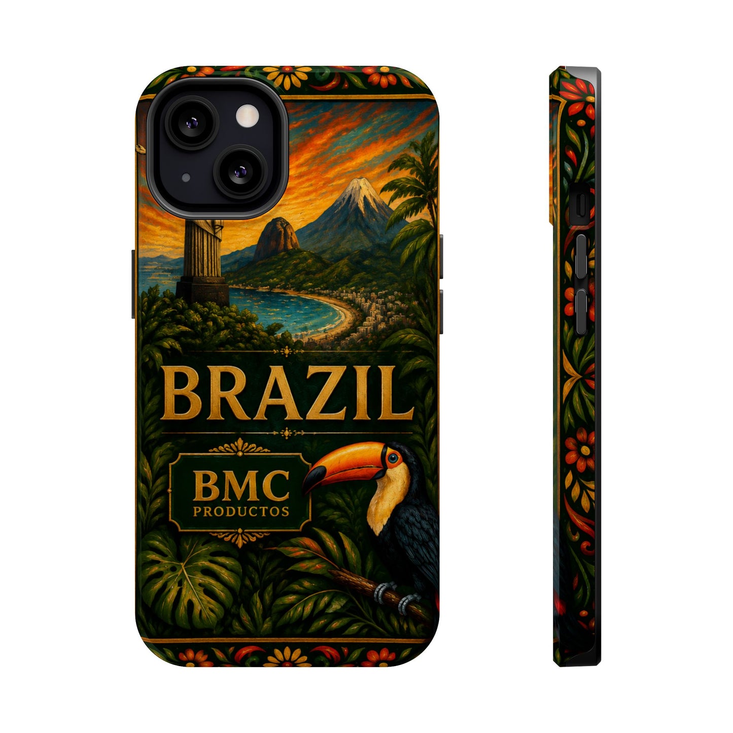 "Funda Magnética Reforzada Magnética Reforzada Brasil: Ritmo, Naturaleza y Alegría Infinita 🎶🌴🏖️"