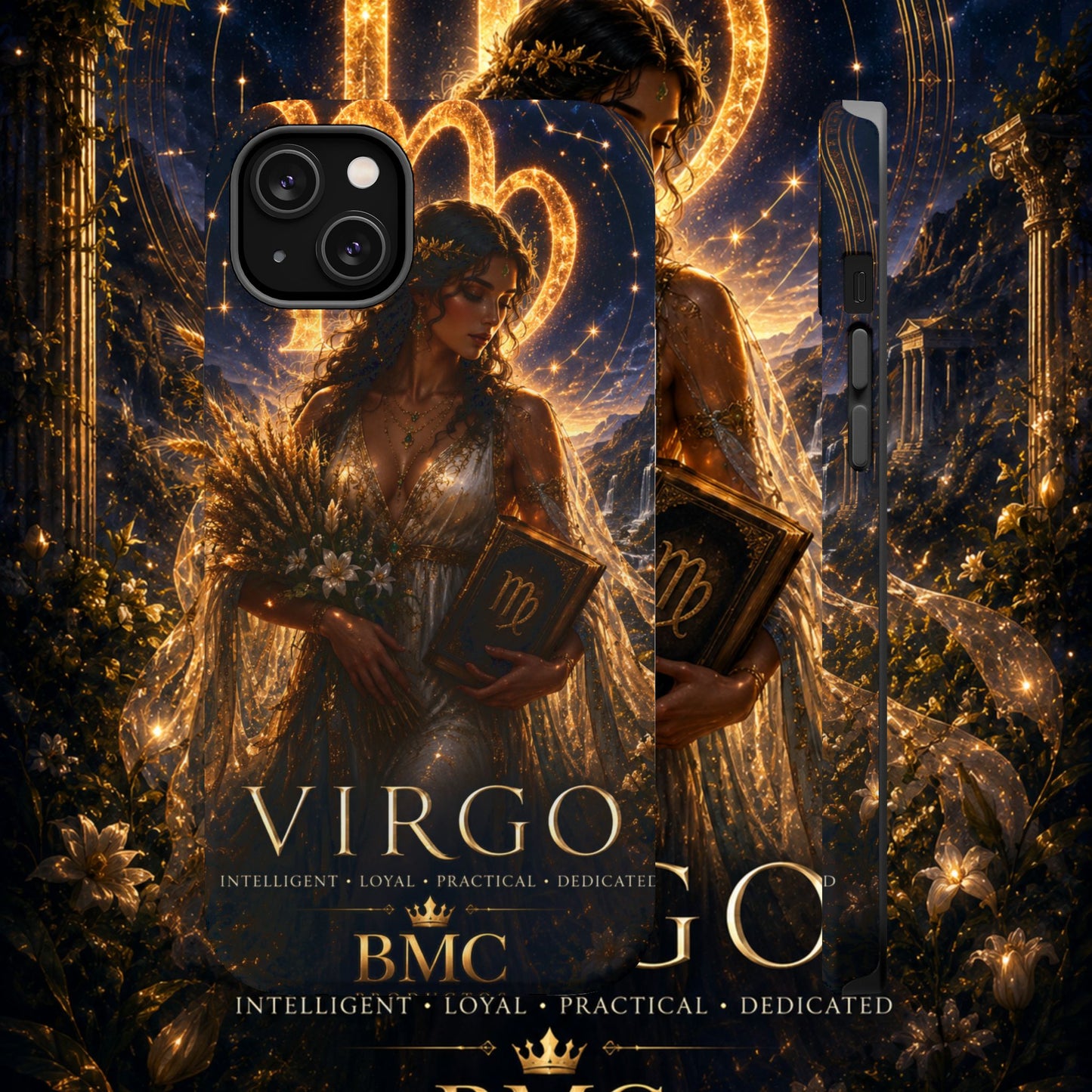 "Funda Magnética Reforzada ♍ Virgo-La Guardiana del Conocimiento"