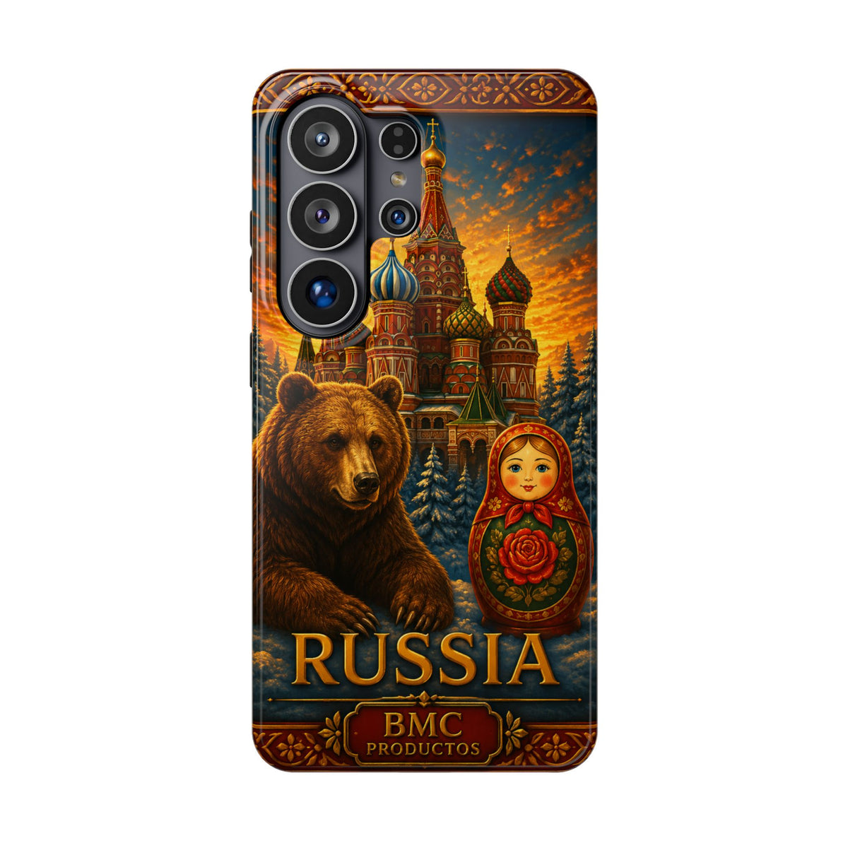 "Reinforced Magnetic Case Russia❄️ – Land of history, mystery, and grandeur"
