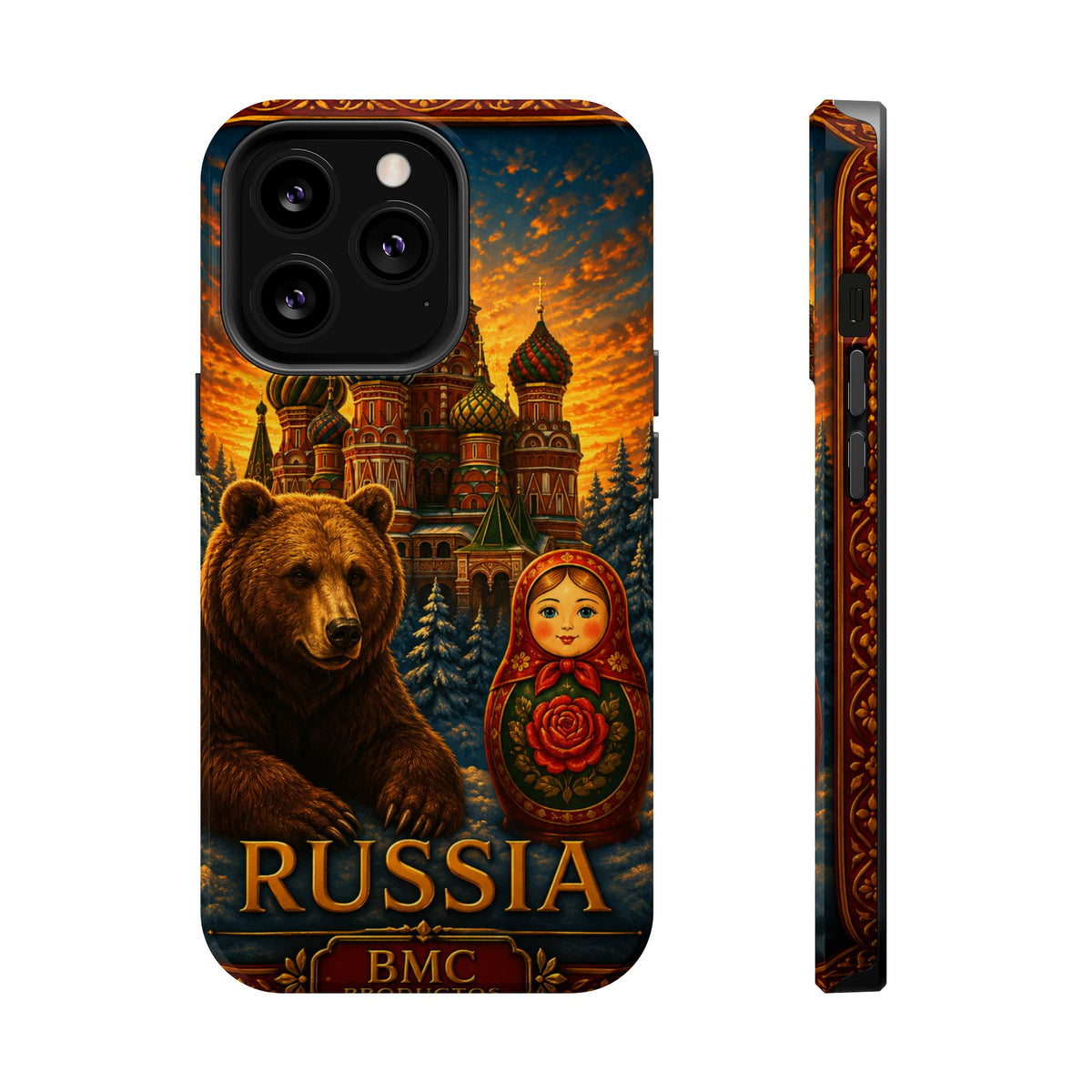"Reinforced Magnetic Case Russia❄️ – Land of history, mystery, and grandeur"