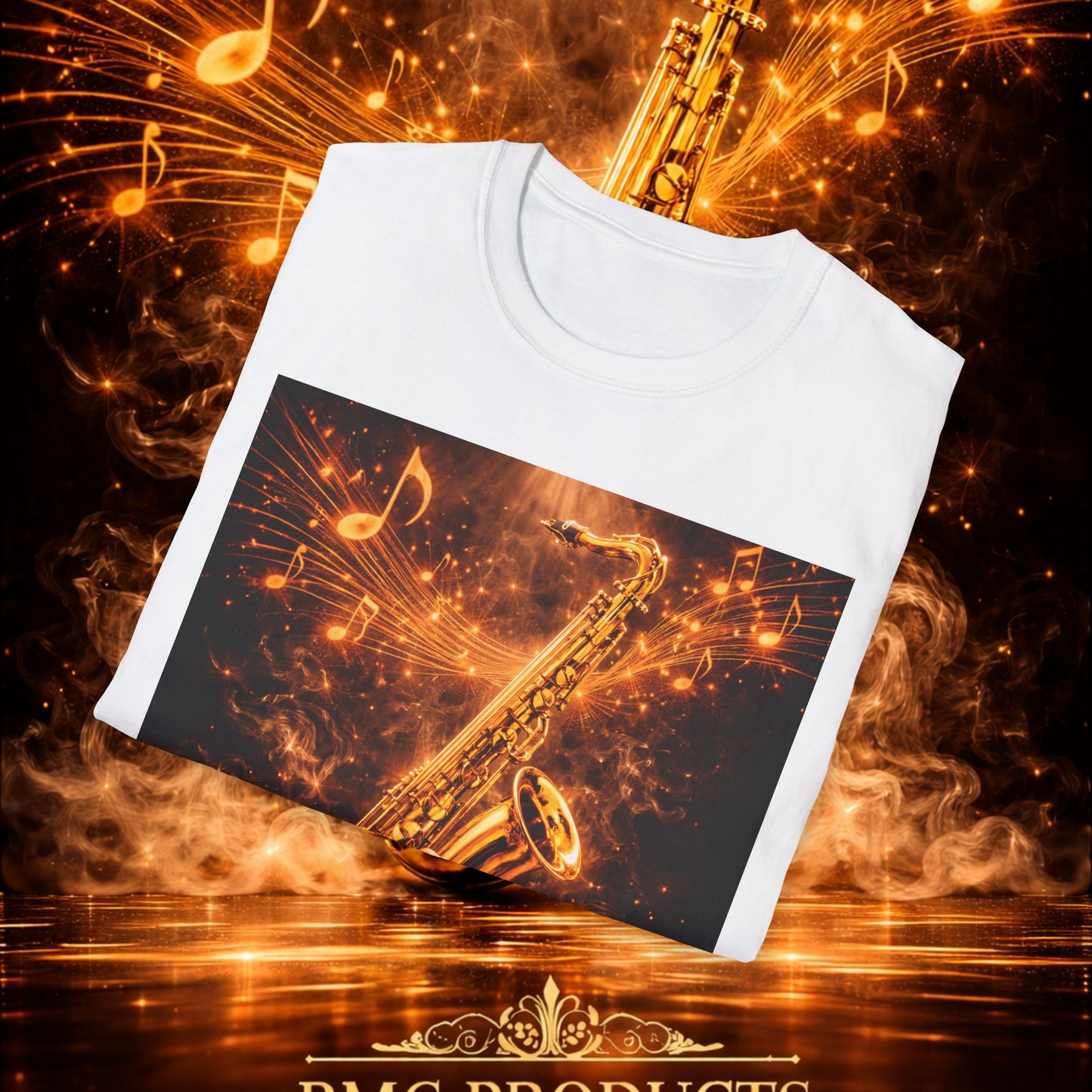 "Camiseta sax 🎷🔥 Haz que arda cada nota.” 🔥🎷