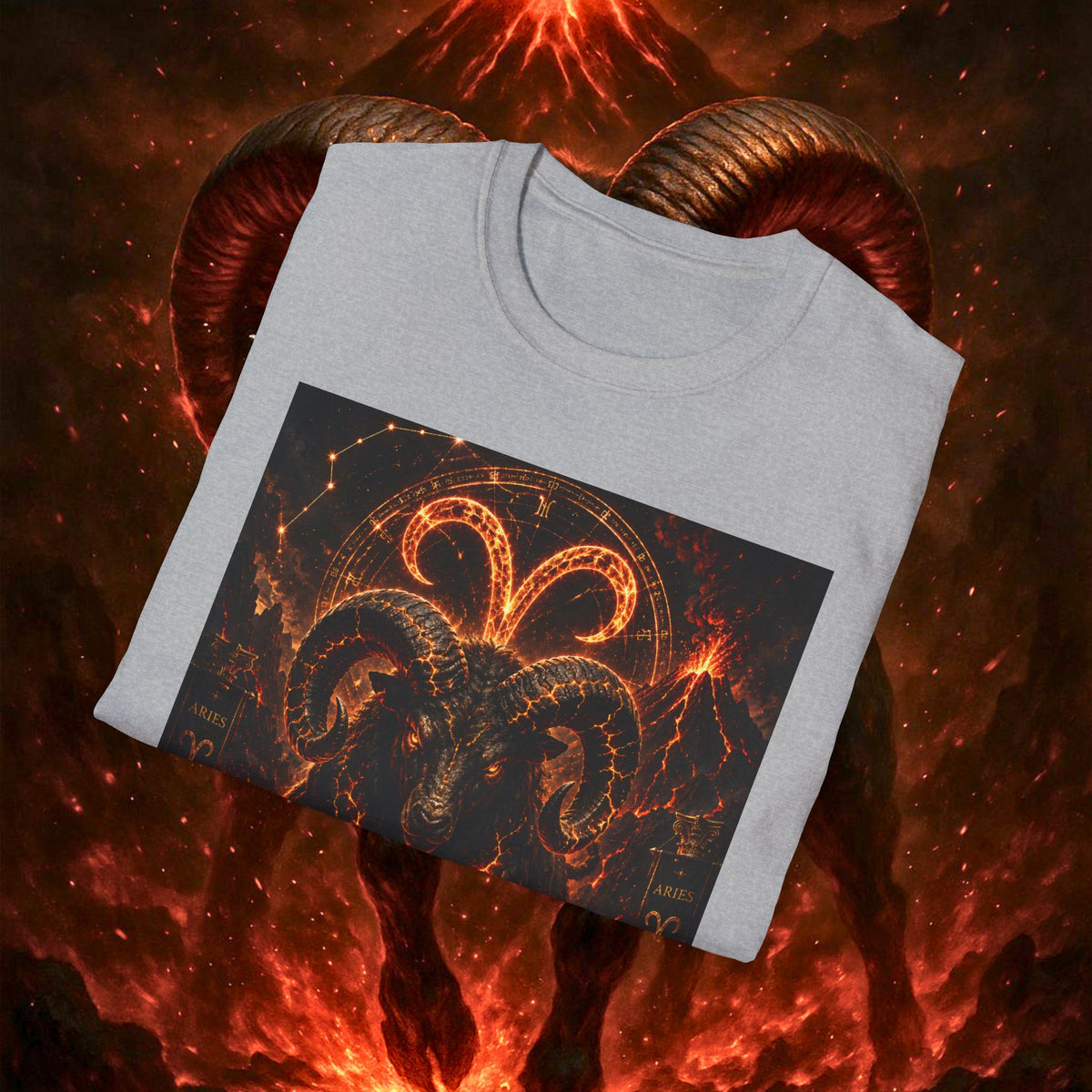 "Camiseta ♈ Aries — Espíritu de fuego"
