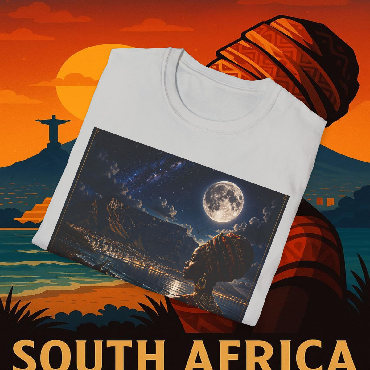 "Camiseta Sudáfrica 🌍 – Un mundo de aventuras y diversidad"