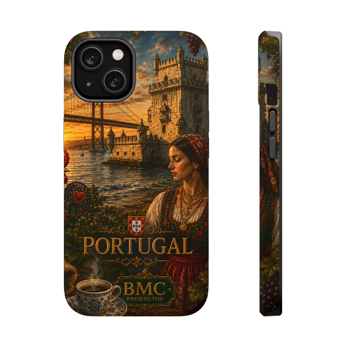 "Reinforced Magnetic Case Portugal: Atlantic Charm, Fados and Azulejos 🌊🎶🧿"