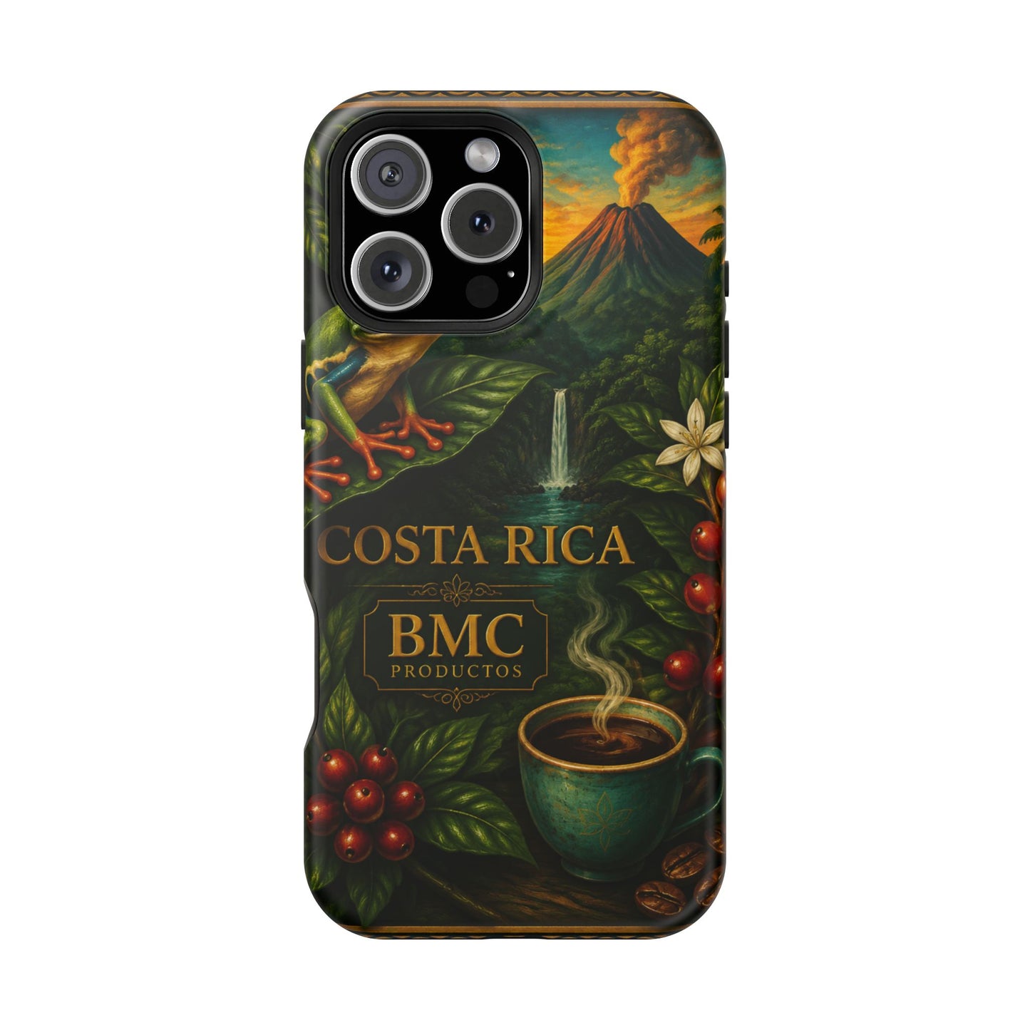"Funda Magnética Reforzada Magnética Reforzada Costa Rica: Pura Vida entre Volcanes y Selvas 🌋🌴🦜"