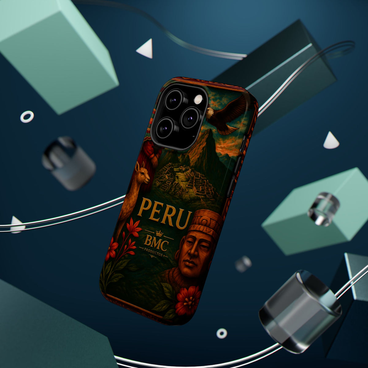 "Peru: Mysticism, History, and Eternal Wonders Reinforced Magnetic Case 🏔️🦙🛕"