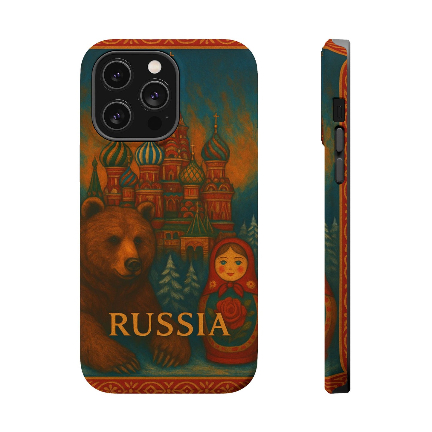 "Reinforced Magnetic Case Russia❄️ – Land of history, mystery, and grandeur"