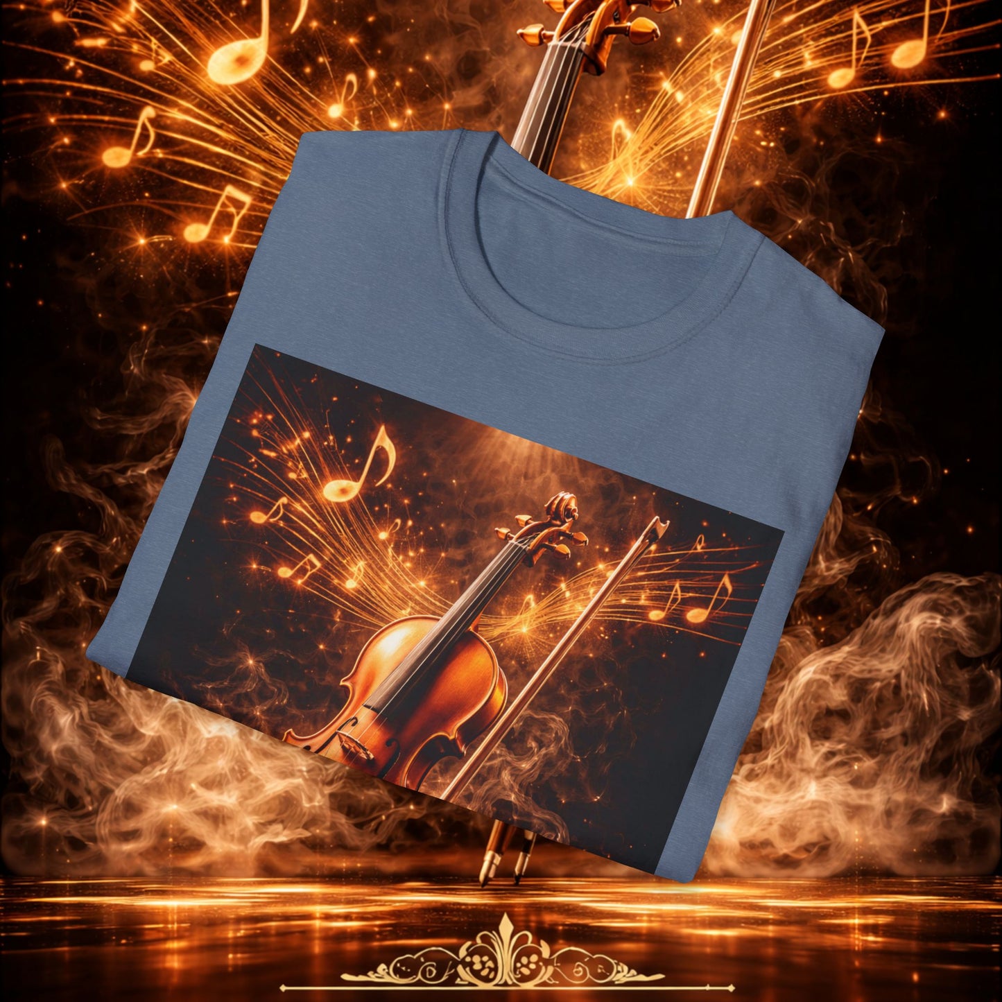 "Camiseta violin 🎻🔥 Toca con el alma. Quema con cada nota.” 🔥🎻