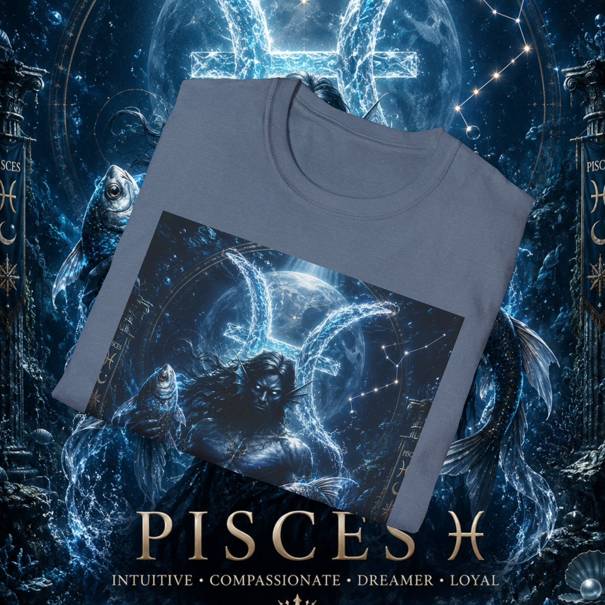 "Camiseta Piscis — El Guardián de las Profundidades"