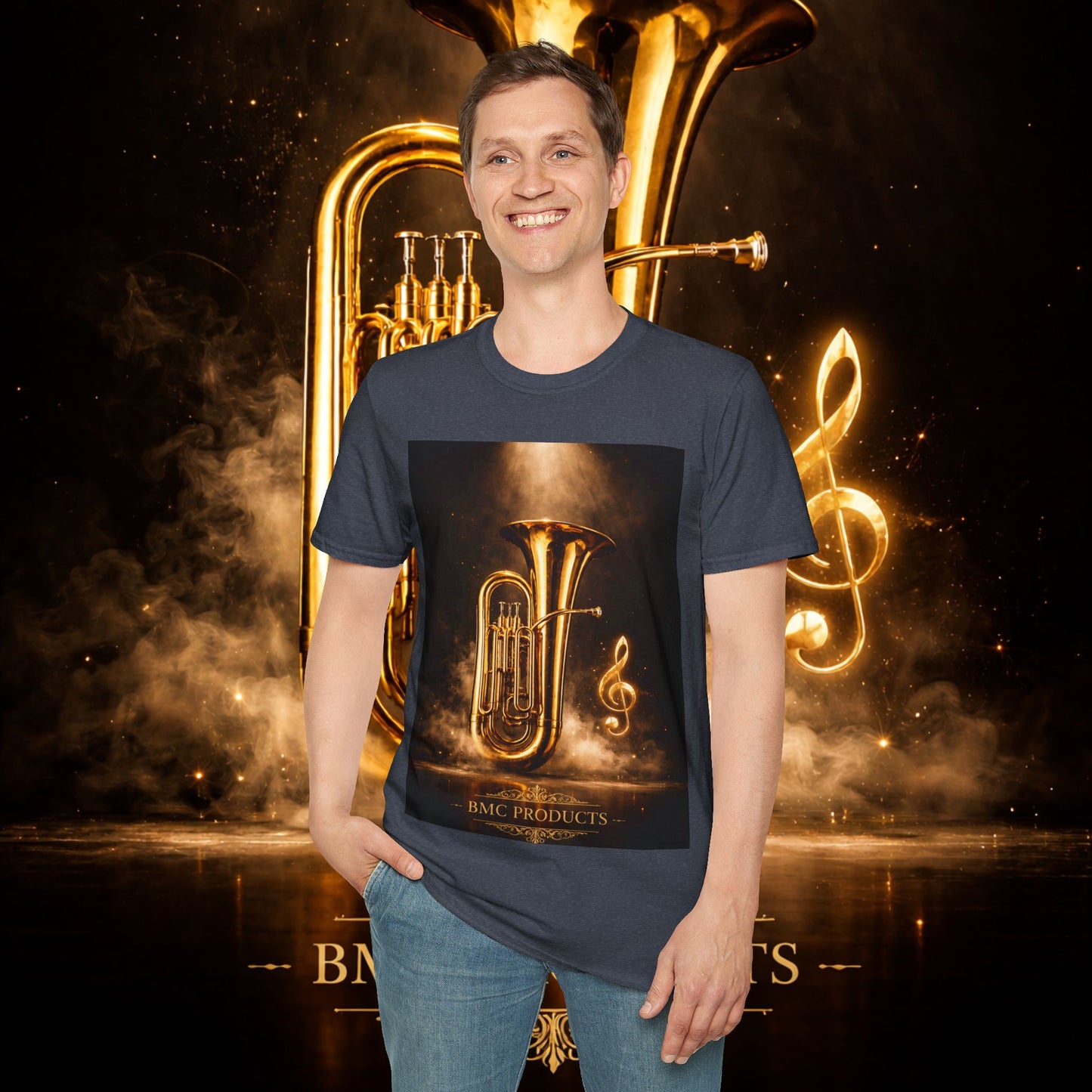 "Camiseta Tuba 🎺🔥 Cuando el alma suena, todo arde.”