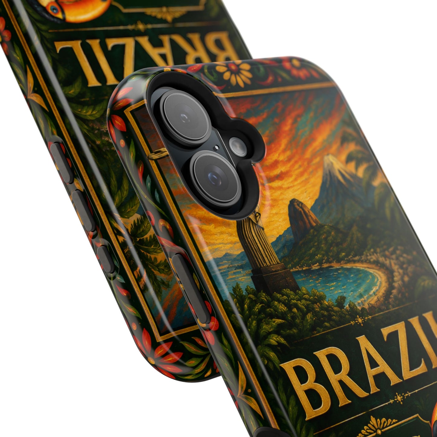 "Funda Magnética Reforzada Magnética Reforzada Brasil: Ritmo, Naturaleza y Alegría Infinita 🎶🌴🏖️"