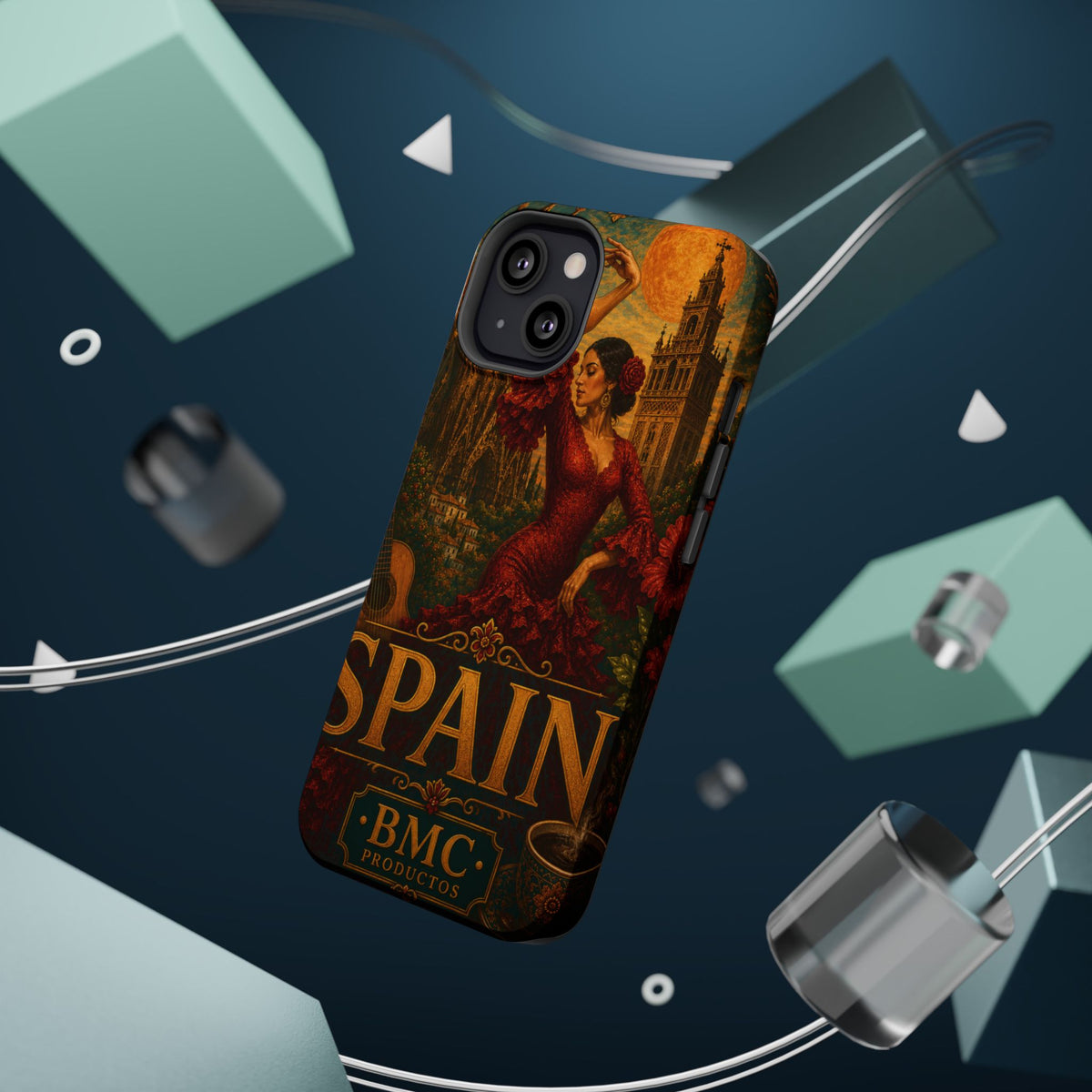 "Reinforced Magnetic Case Spain: Passion, Art, and Flavors That Make You Fall in Love 🎨💃🍷" 