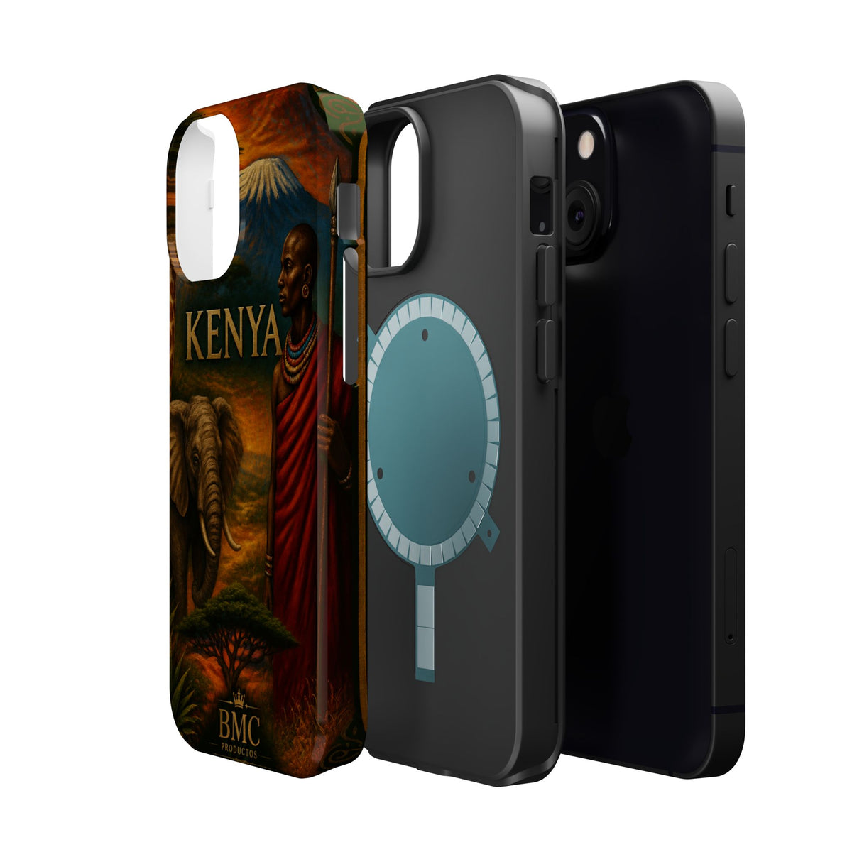 "Reinforced Magnetic Case Kenya: Wild Adventure and Land of Infinite Horizons 🦁🌄🏕️"