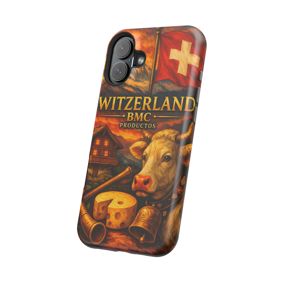 "Funda Magnética Reforzada Magnética Reforzada suiza❄️ – Tierra de montañas majestuosas y precisión legendaria"